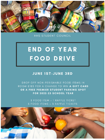 End of Year Food Drive