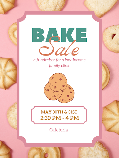 Support the Care Club Bake Sale 