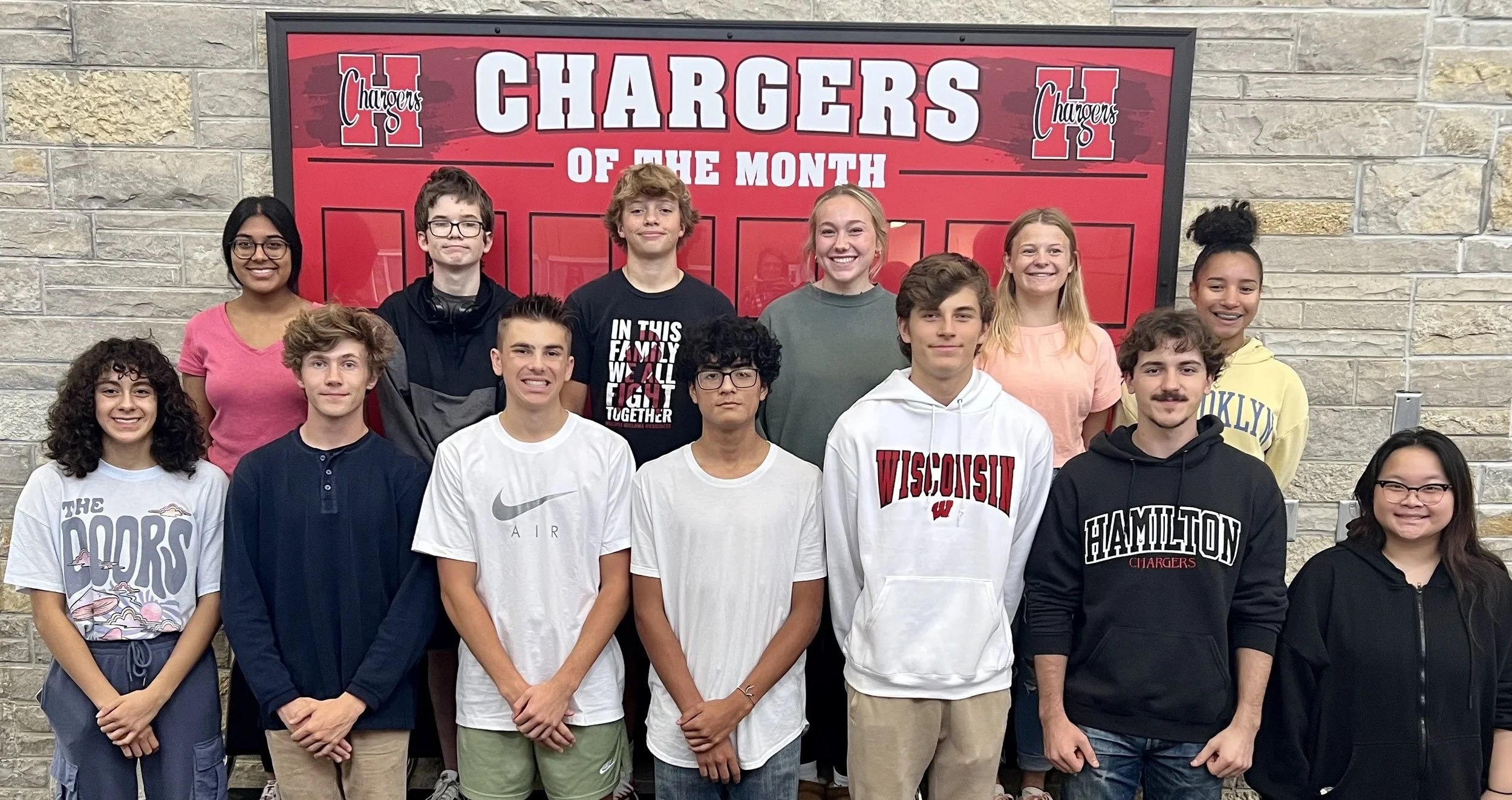 September Students of the Month