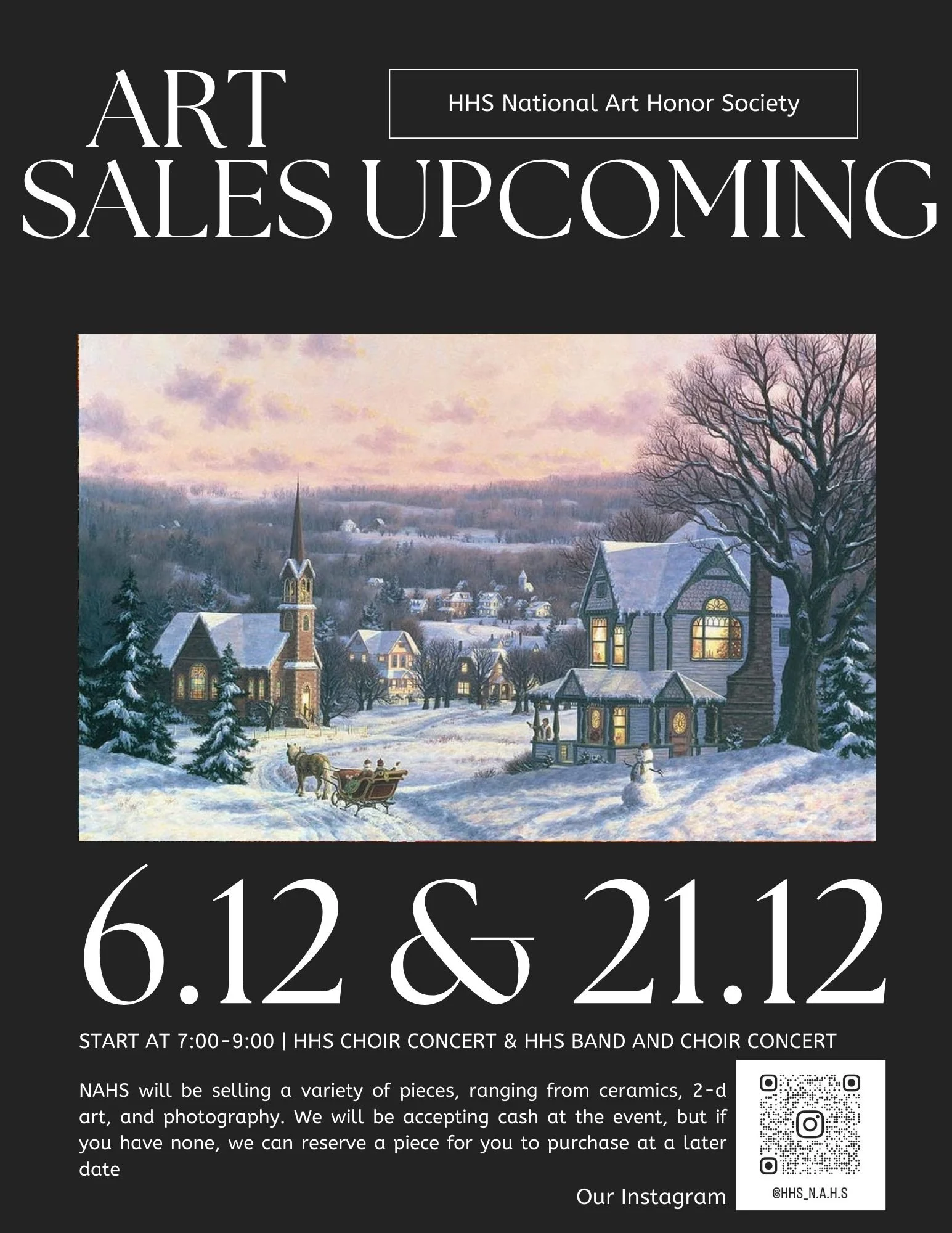 National Art Honor Society Art Sales