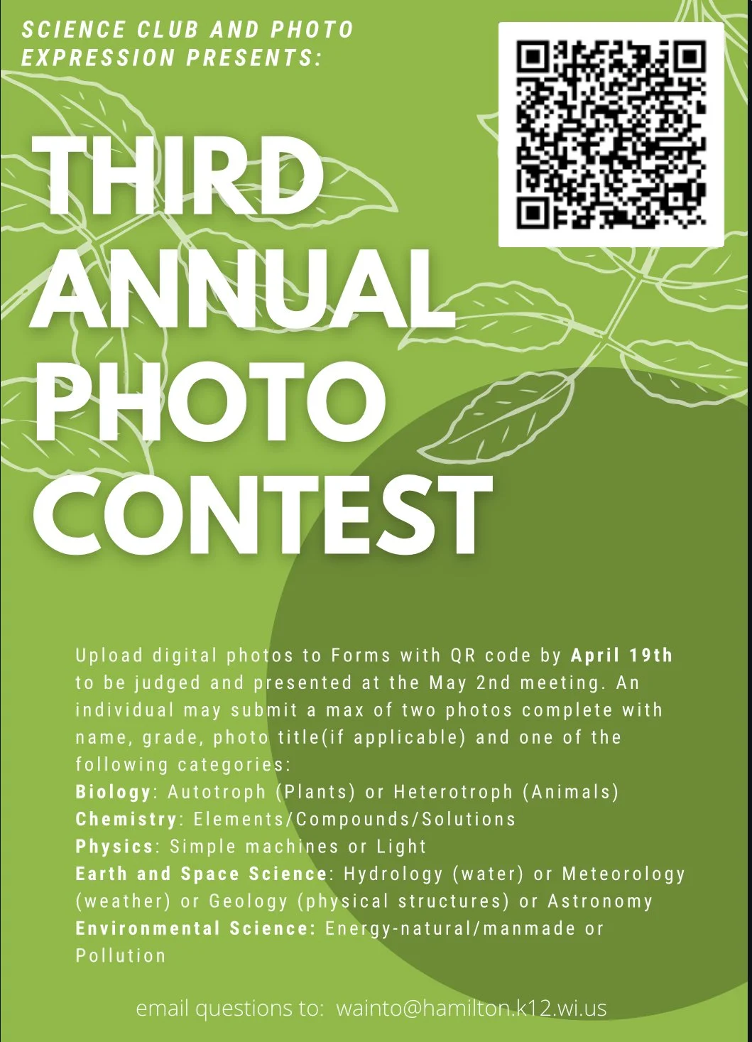 Enter the Annual Photo Contest