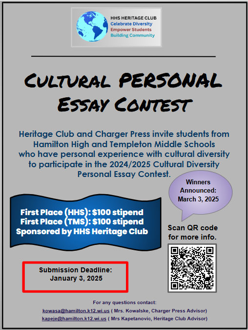 Cultural Diversity Personal Essay Contest