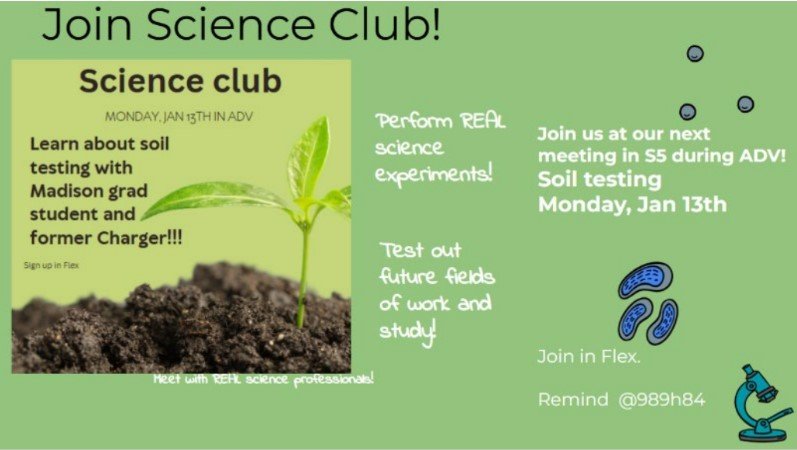 Join Hamilton's Science Club!