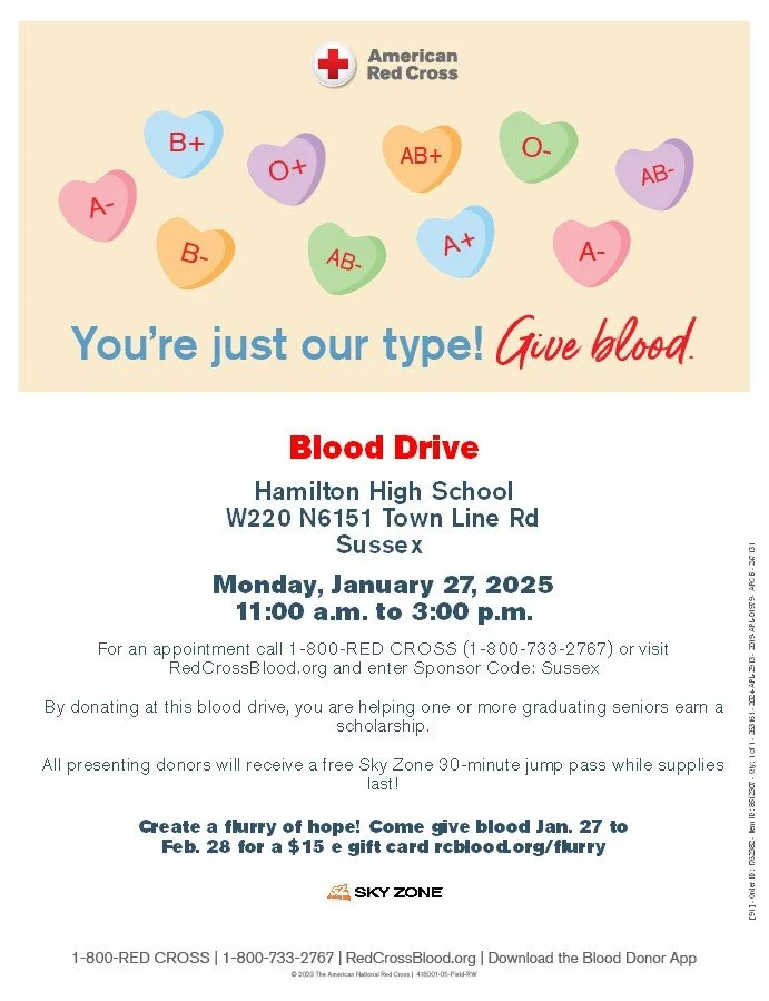 American Red Cross Blood Drive January 27