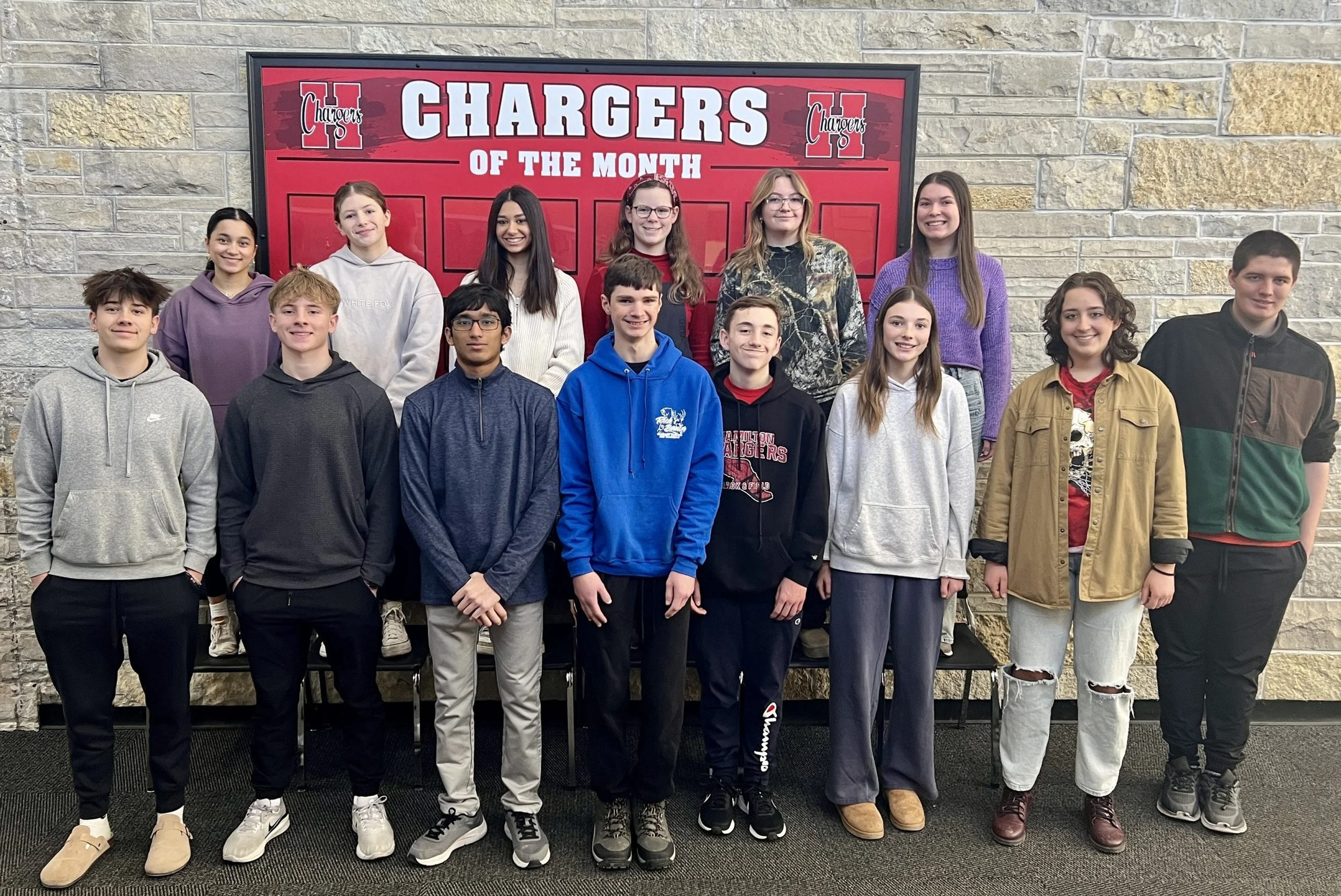 Hamilton Celebrates January Students of the Month