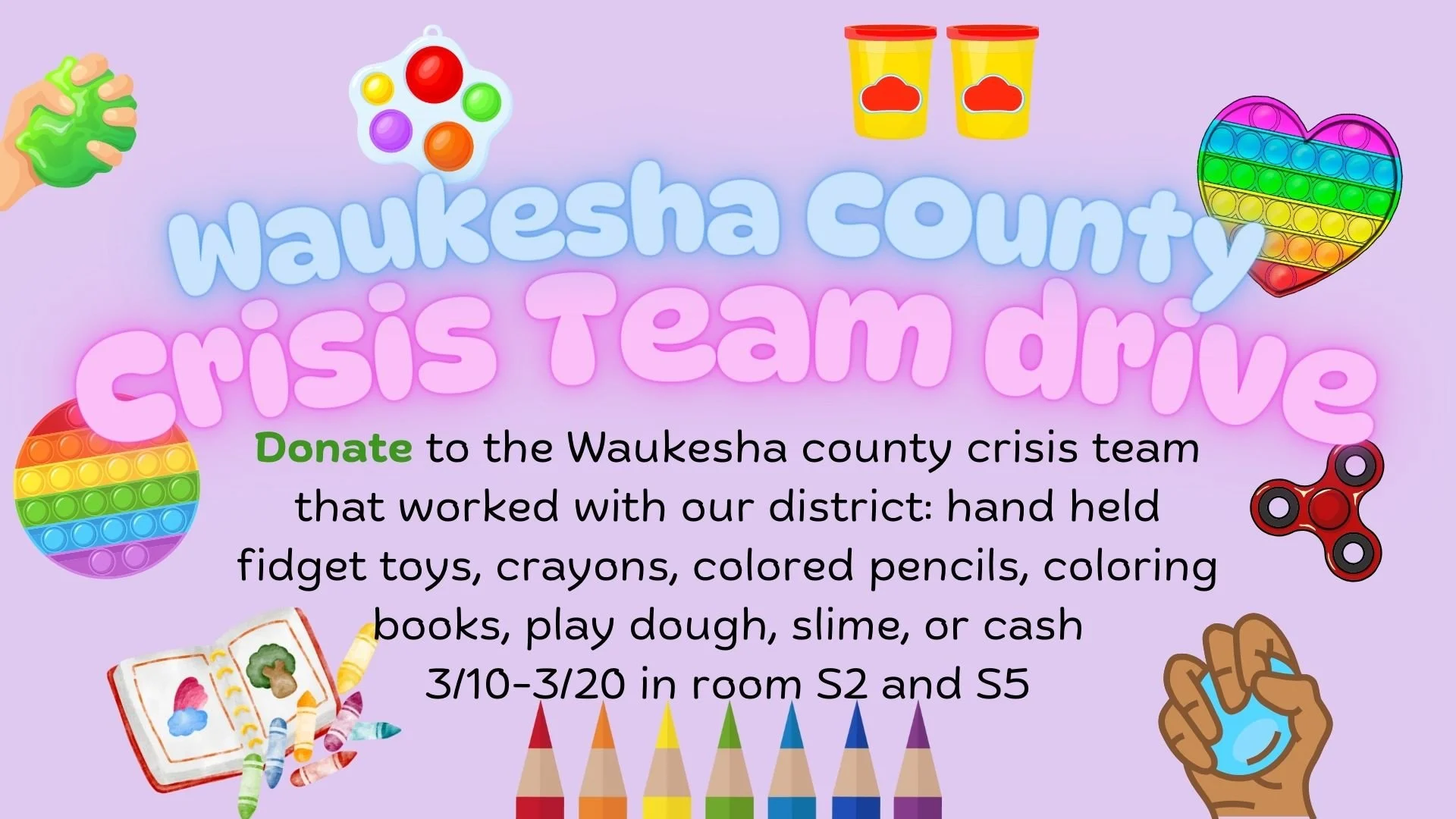 Club Action Drive Supports the Waukesha County Crisis Team 