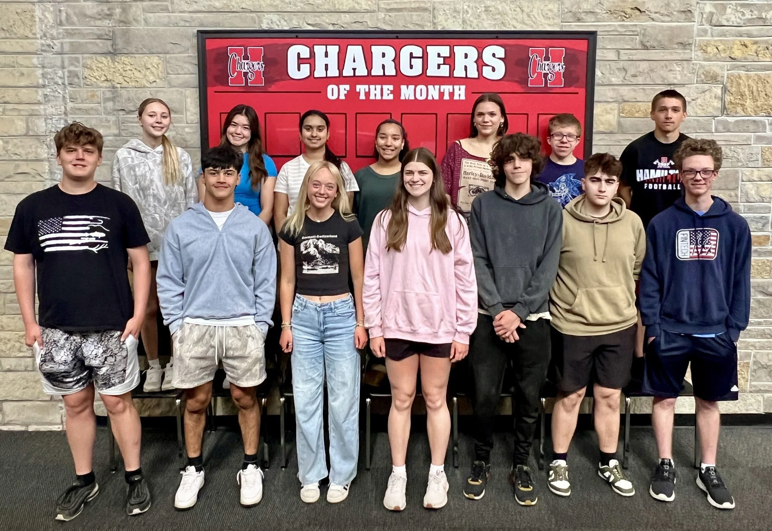 Hamilton announces May students of the month