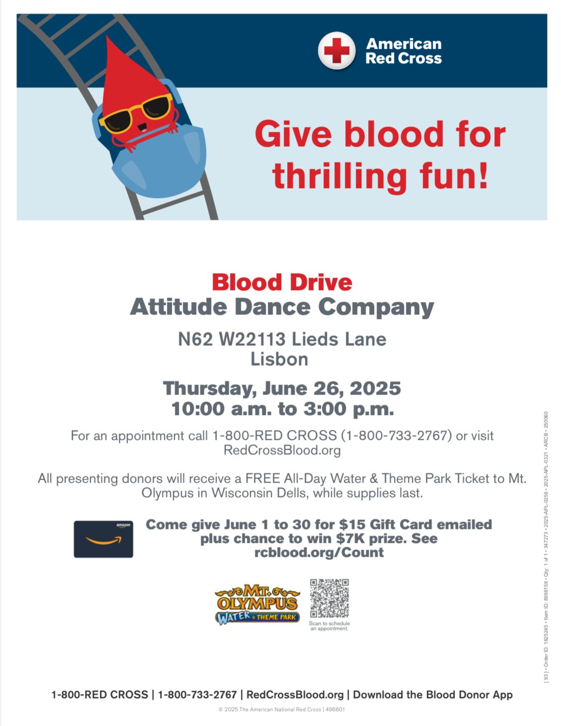 Sign Up Now for the June 26 Blood Drive!