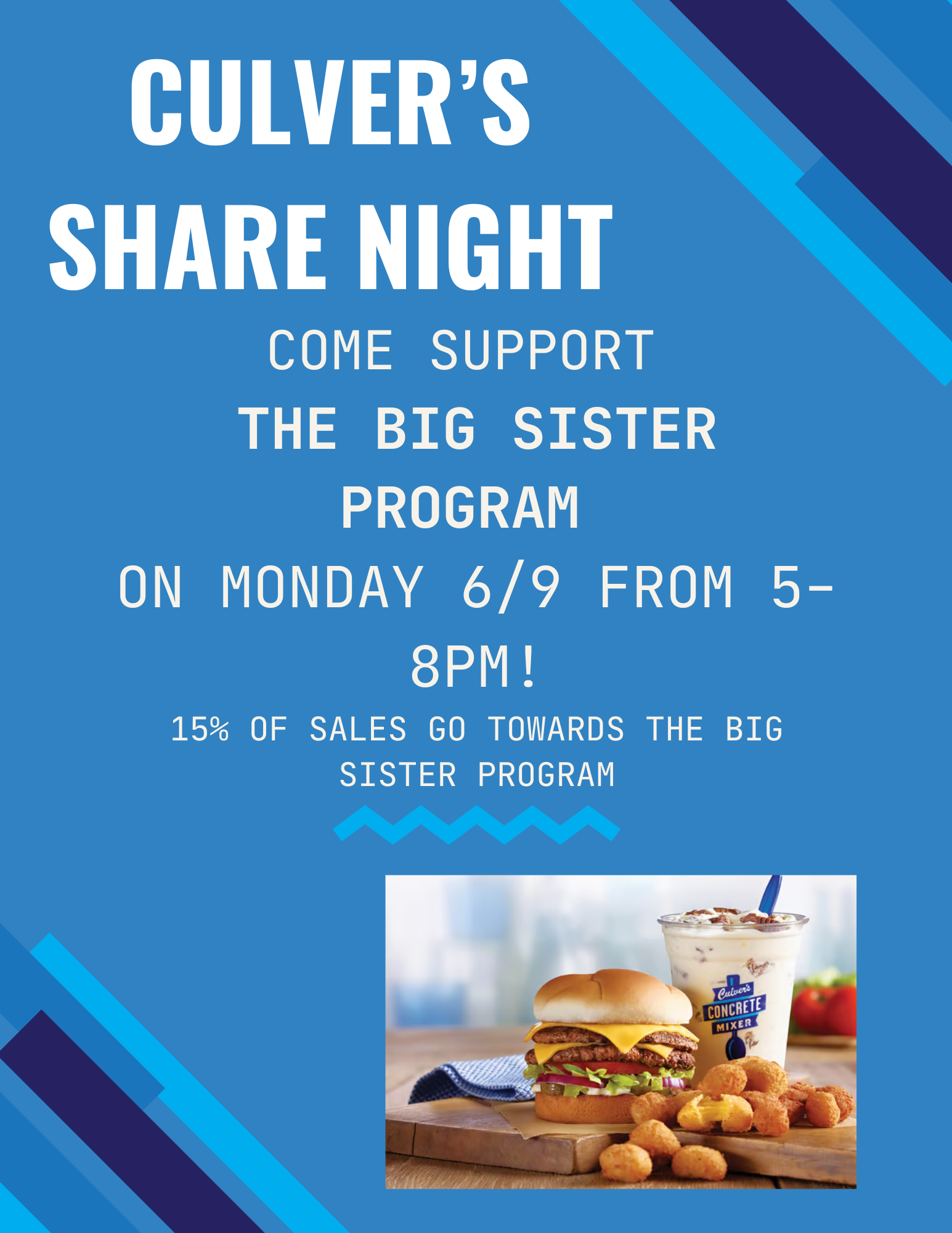 Culver's Cares Night: Monday, June 9!