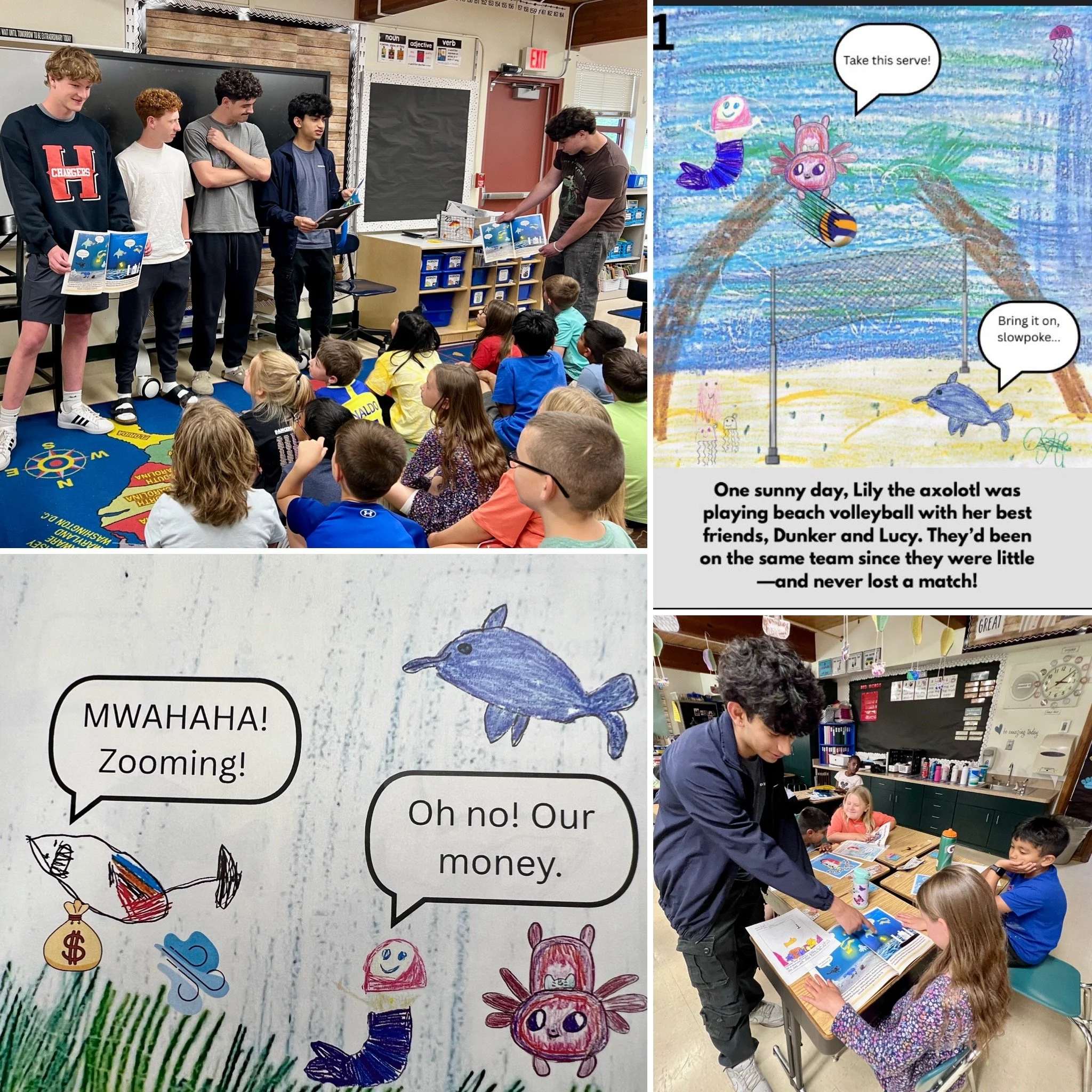 Book Project Celebrates Literature at Both Elementary and High School Levels