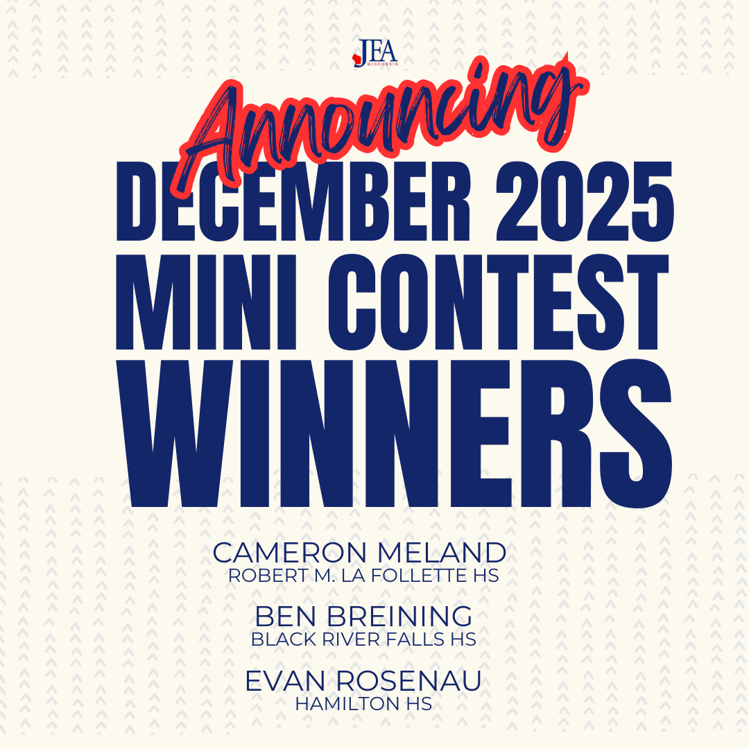 Rosenau Wins December WisJEA Competition