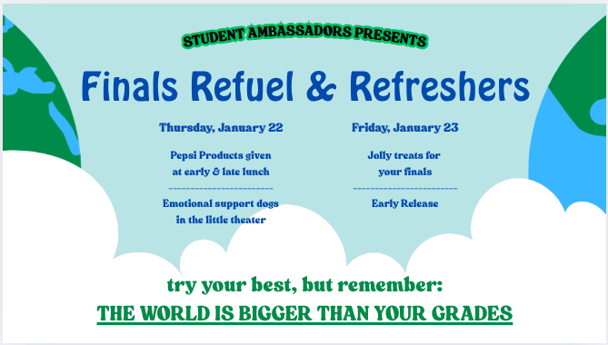 Finals Refuel and Refreshers