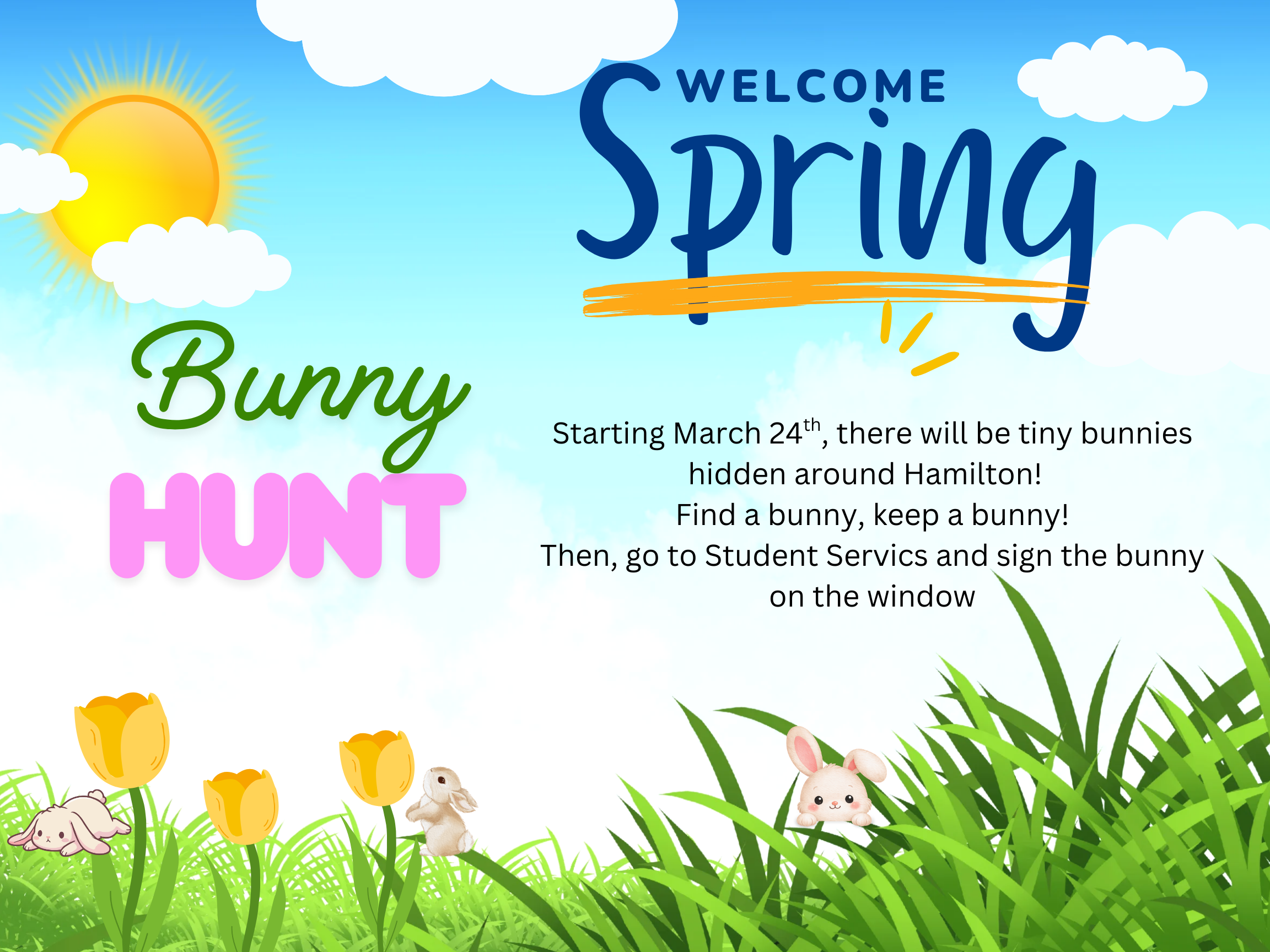 Spring Has Sprung (and it's Hiding)