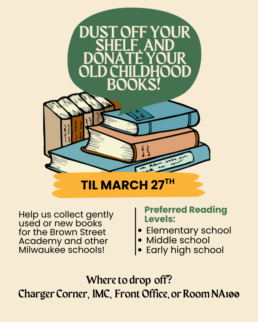 Hamilton Key Club Promotes Book Drive!