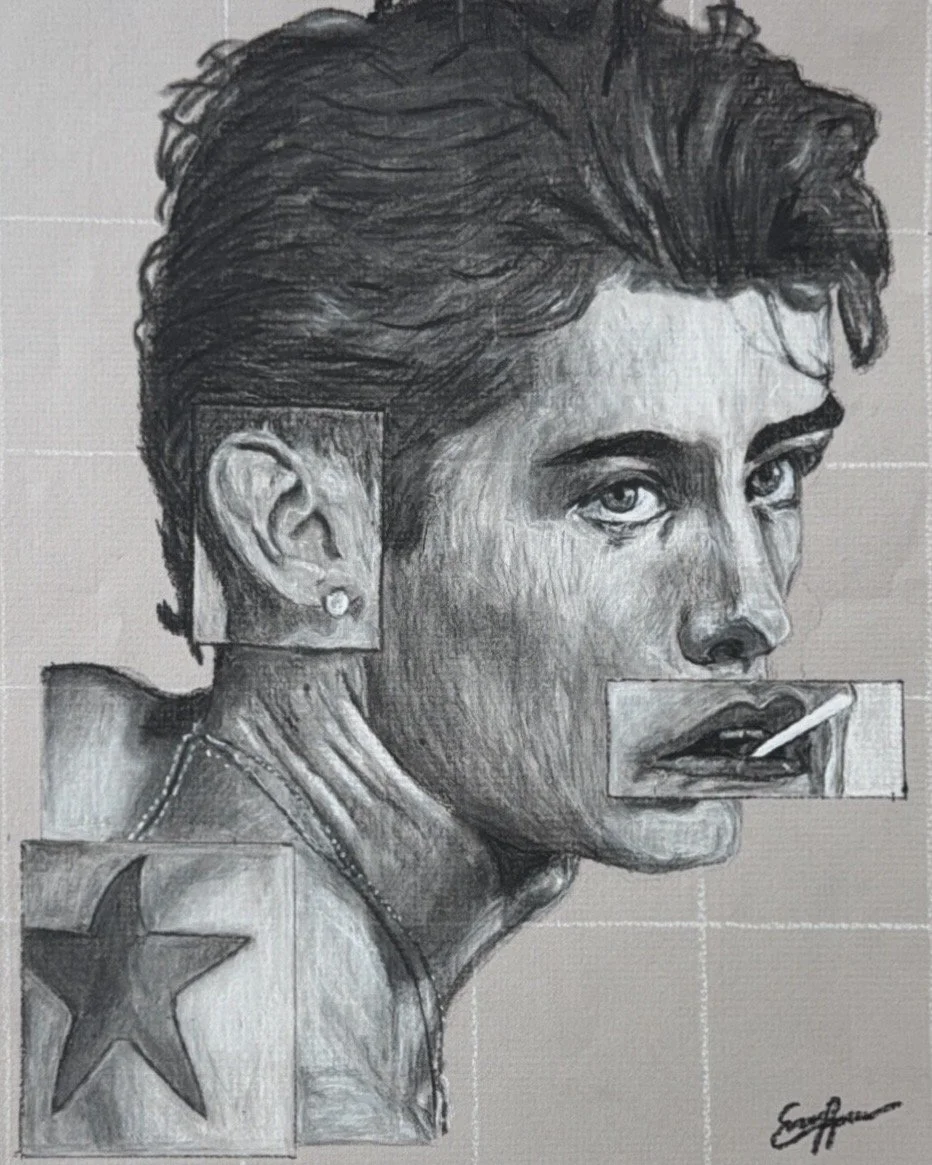 Black and White Charcoal