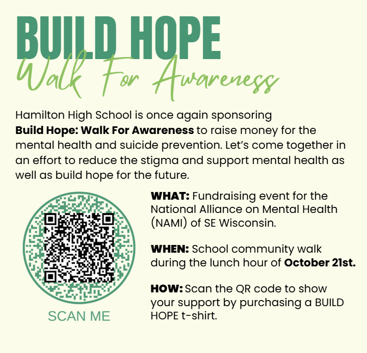 Hamilton's Second Annual Build Hope Walk for Awareness