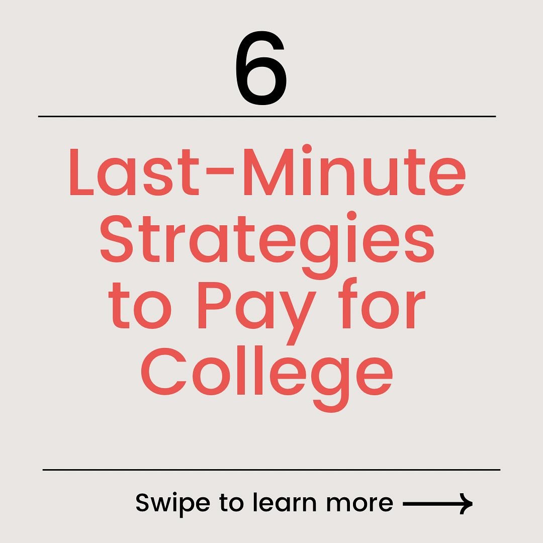 Discover last-minute strategies to tackle college costs head-on. 💰 #CollegeBound #FinancialAidHacks