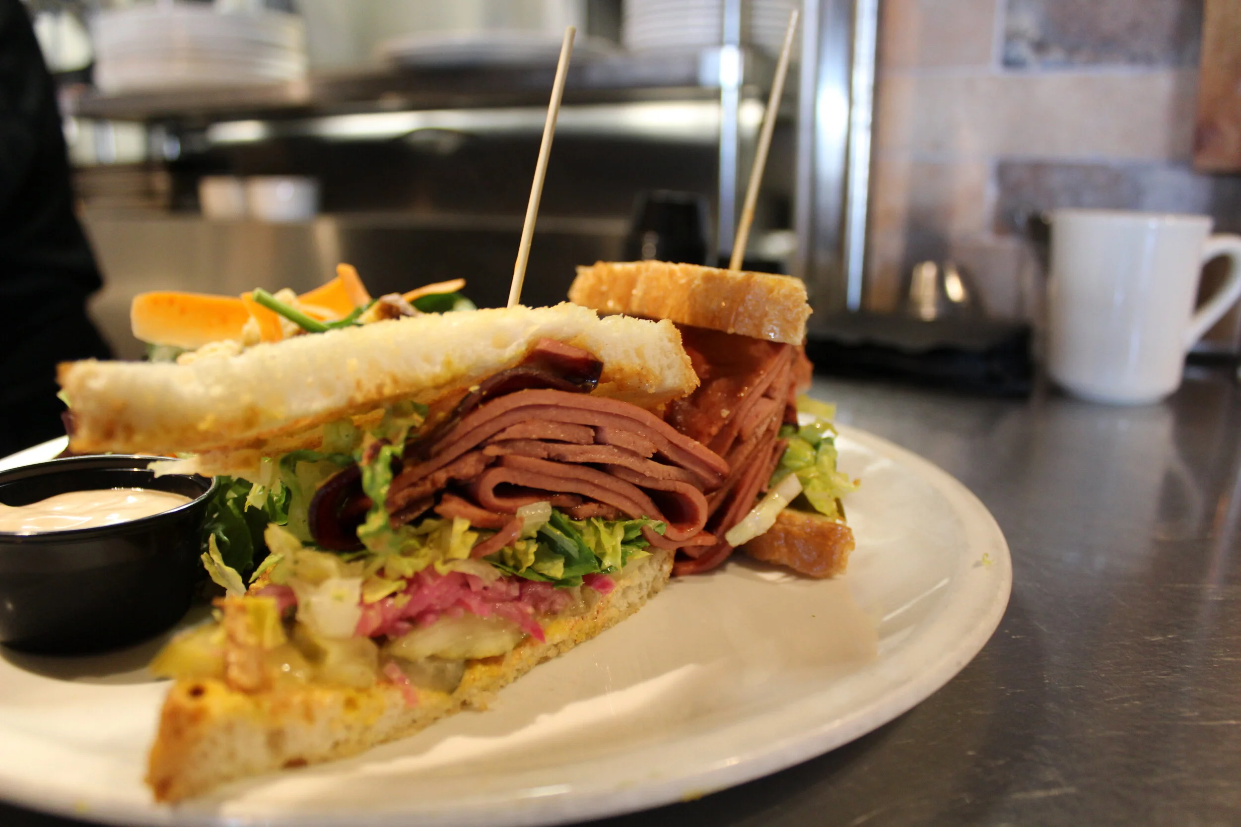 F&I Signature Fried Bologa Sandwich