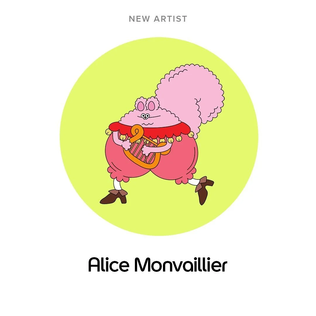 ⚡Excited to welcome Alice Monvaillier to Senso Art!
Alice Monvaillier's ultra-colorful pop style plays with the absurd. The world she creates is sweet and subversive at the same time, playing on the contrast between the apparent sweetness of the cha