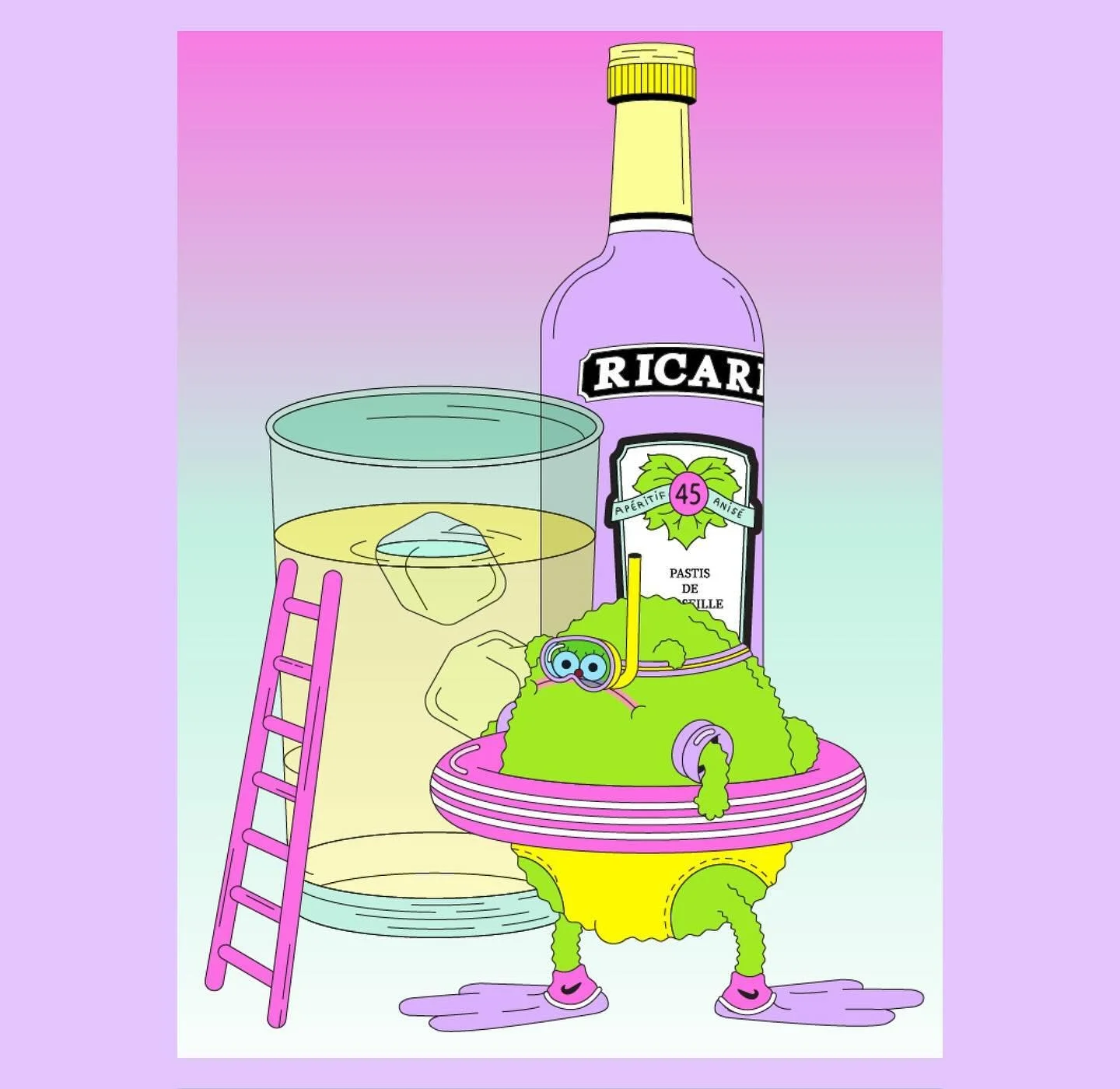 ⚡Excited to welcome Alice Monvaillier to Senso Art!
Alice Monvaillier's ultra-colorful pop style plays with the absurd. The world she creates is sweet and subversive at the same time, playing on the contrast between the apparent sweetness of the cha