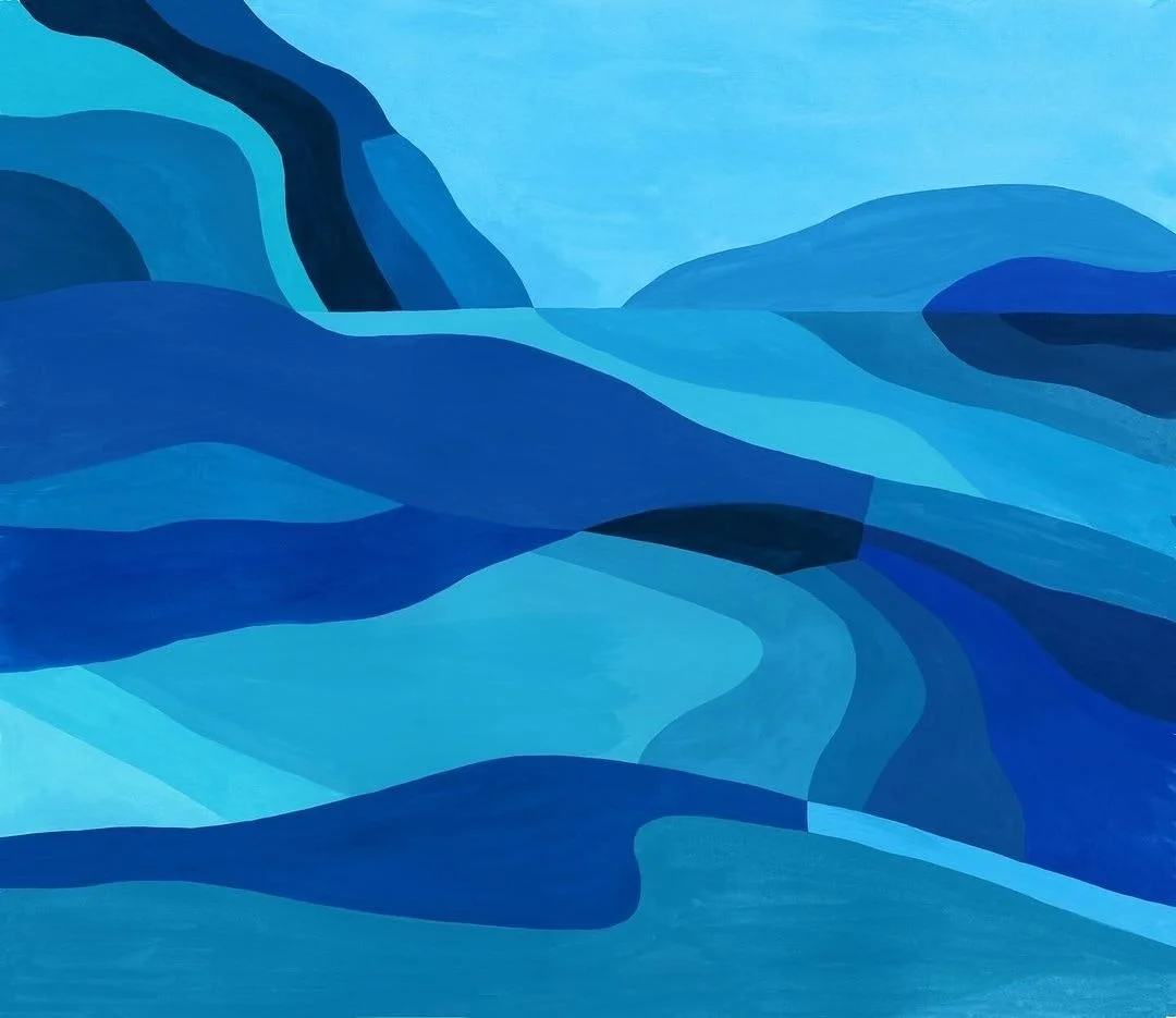 For the anniversary book of the Lagoon Catamarans, Noémie Cédille created a series of illustrations, book cover and drawings, portraying the essence of seascapes in their many shades of blue! 
Illustrator : @noemiecedille 
Client : @la