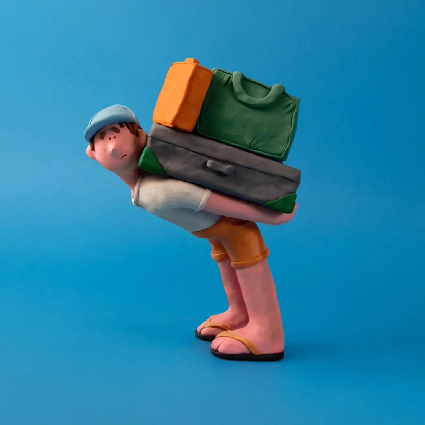 - ƪ(ړײ)‎ƪ nouvelle série d'illustrations d'@inespagniez pour le @telegraph 🔥🩴🌹🧳
#editorial #telegraph #plasticine #inespagniez #illustration