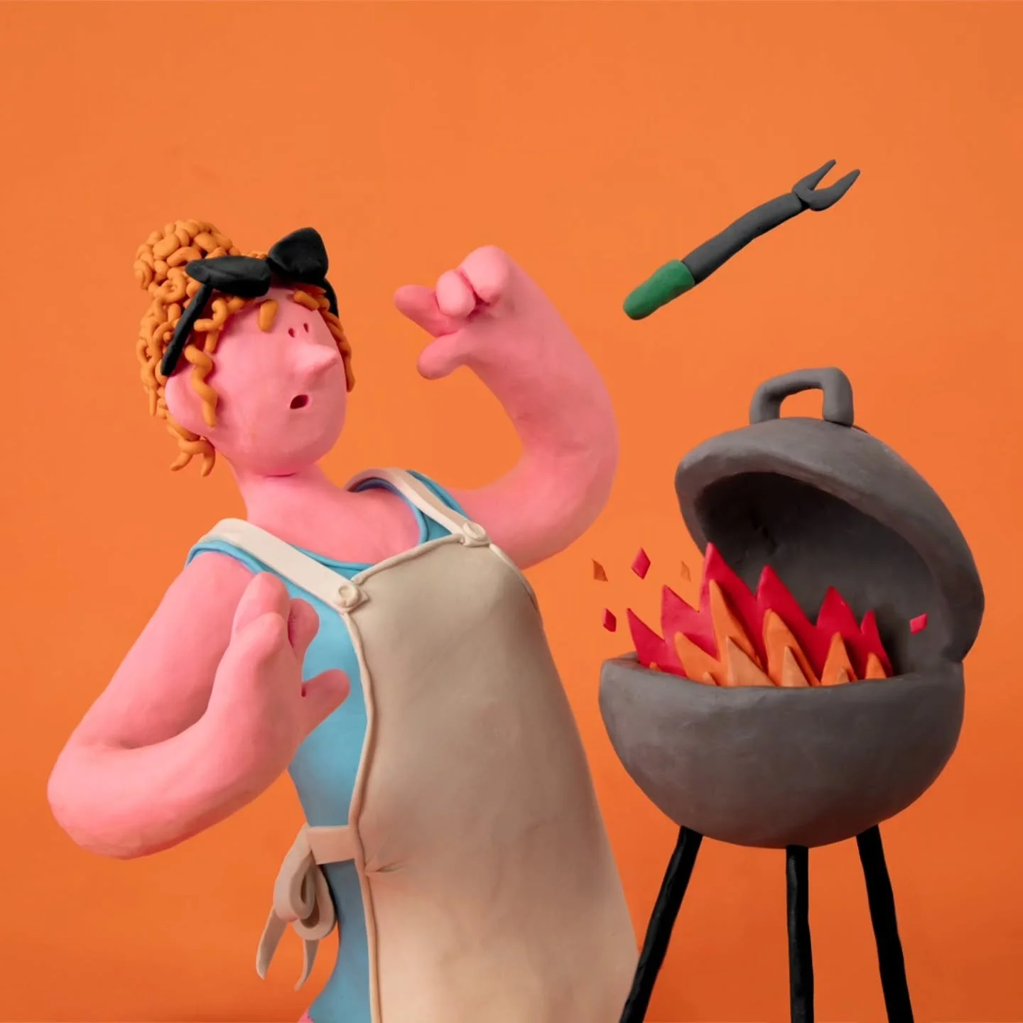 - ƪ(ړײ)‎ƪ nouvelle série d'illustrations d'@inespagniez pour le @telegraph 🔥🩴🌹🧳
#editorial #telegraph #plasticine #inespagniez #illustration