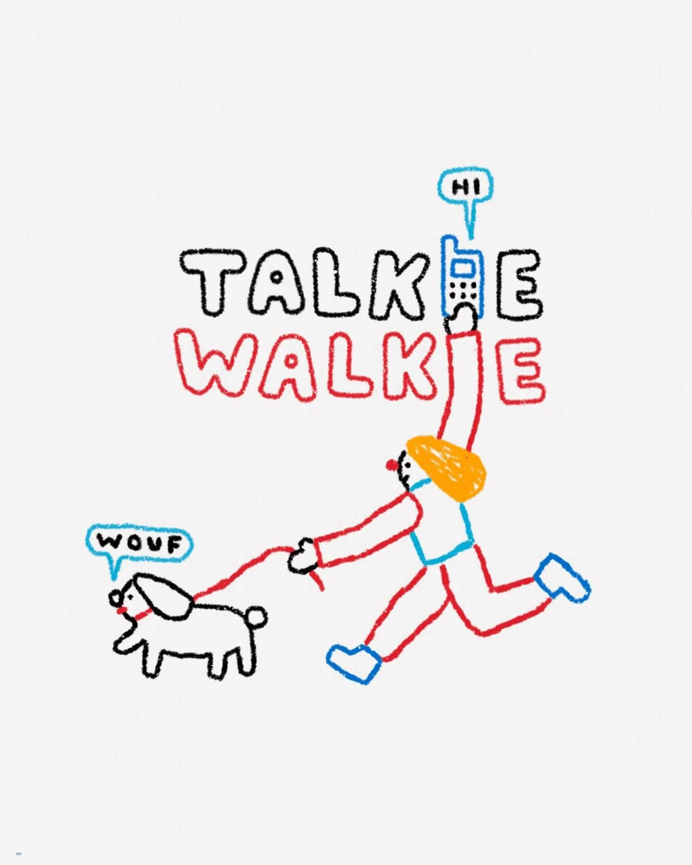 Bonne nouvelle en cette rentrée 2025 : @samueleckert rejoint Talkie Walkie !
Illustrateur, directeur artistique et artiste pluridisciplinaire, Samuel crée des images colorées aux traits spontanés et épurés.