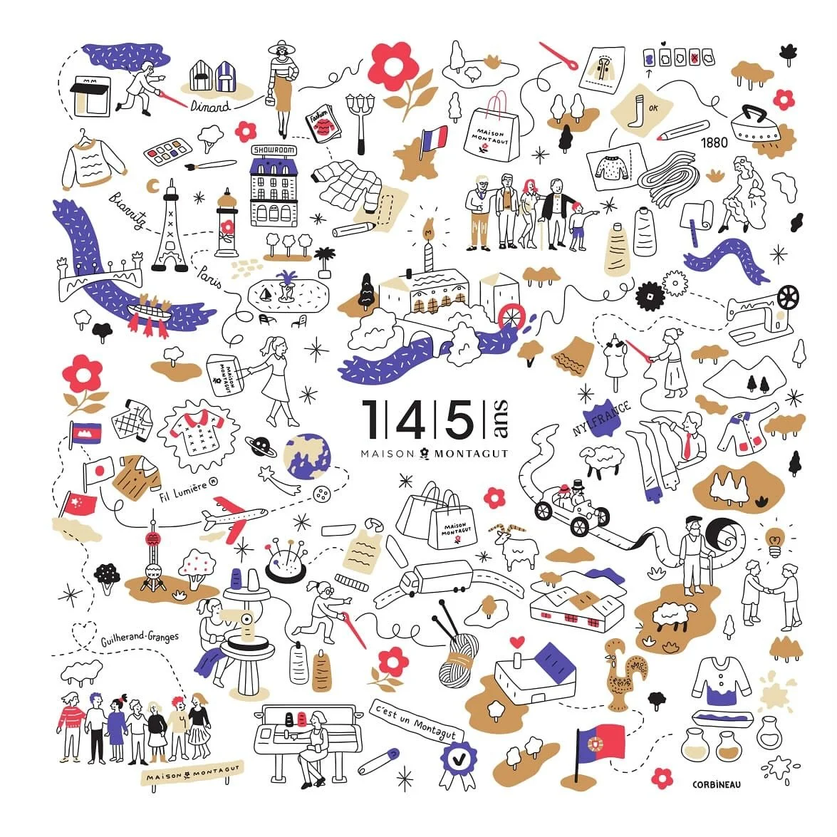 Depuis 1880, la @maisonmontagut n’a cessé de se réinventer dans la maille.
Du fil technique au vestiaire lifestyle, du Made in Portugal aux collaborations créatives, elle célèbre cette année ses 145 an