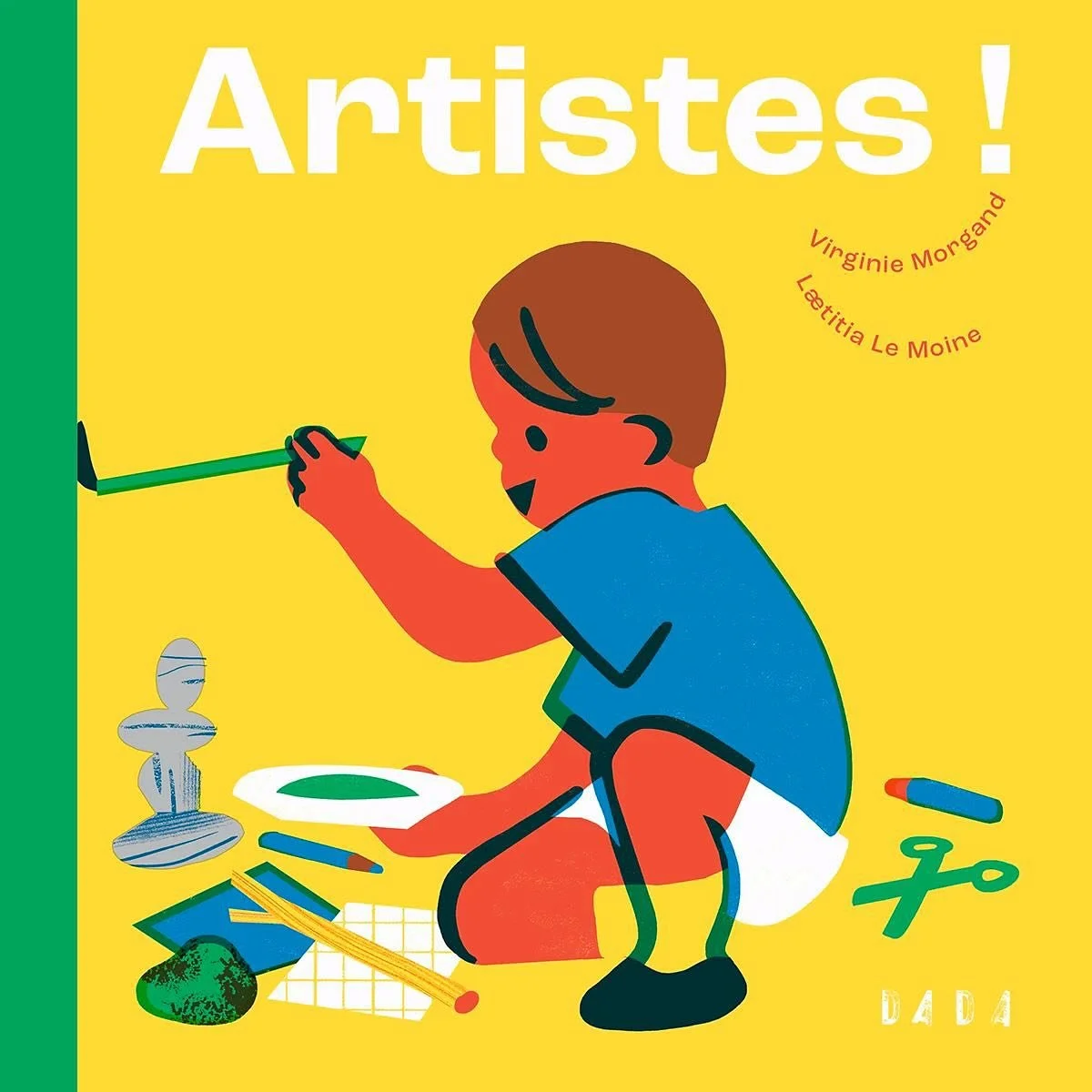 @virginie.morgand x @revuedada 
🎨📚 « Artistes ! » un album de Laetitia Lemoine, illustré par Virginie Morgand édité par la célèbre revue DADA ✨
Le livre est disponible en librairie !