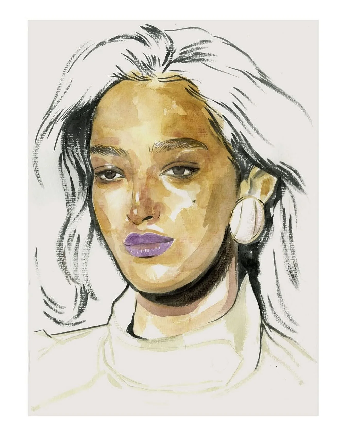 Runway lips by Caroline Andrieu 💜
〰️Spring/Summer 2026〰️
@wasteland @chloe 
#fashionillustration #illustration #art #drawing #sketch #ink #fashionillustrator #fashionweek #fashionart #beauty #makeup #runway #SS2026 #PFW #carolineandrieu #agentanda