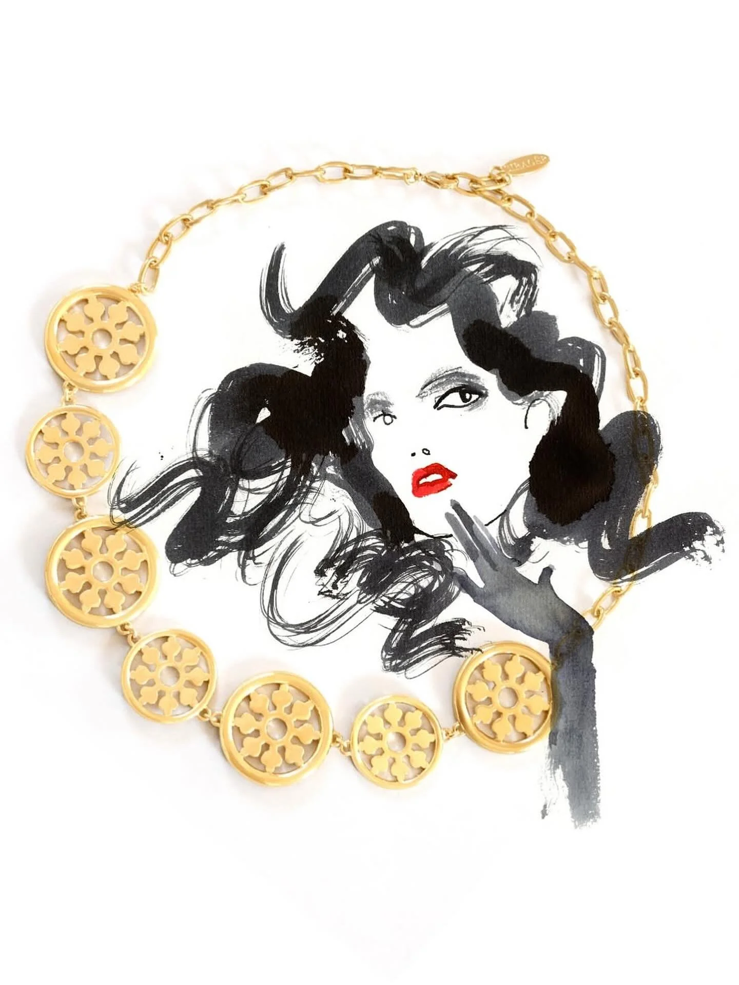 Lovisa Burfitt x SIRAGÊR 🖤❤️
@lovisaburfitt_studio 
@siragerofficial 
#fashionillustration #illustration #art #drawing #sketch #ink #fashionillustrator #fashionweek #fashionart #jewelry #lovisaburfitt #agentandartists