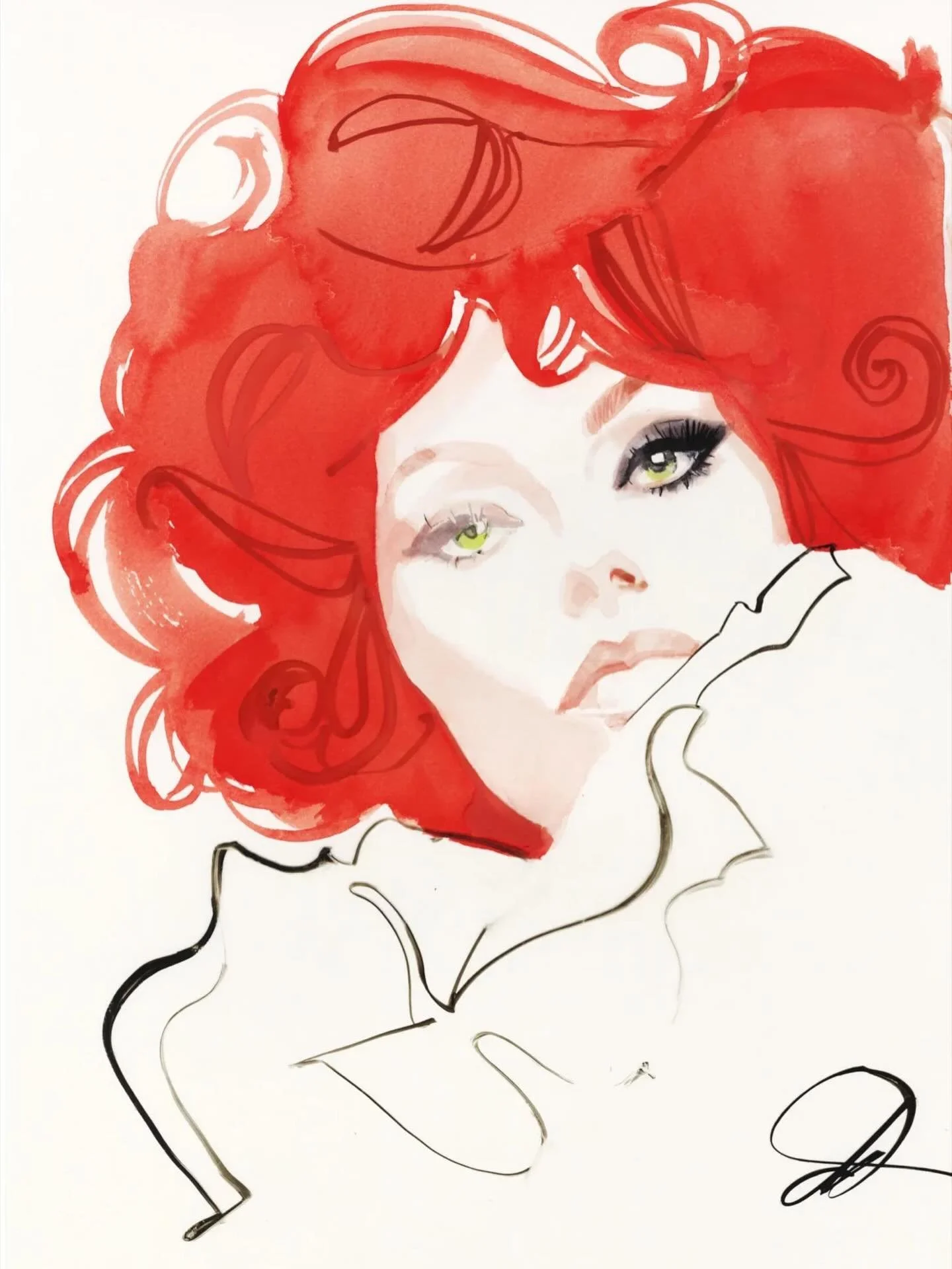David Downton ❤️
@daviddownton 
#sophialoren #fashionillustration #illustration #art #drawing #sketch #ink #fashionillustrator #fashionweek #fashionart #fashiondrawing #daviddownton #agentandartists