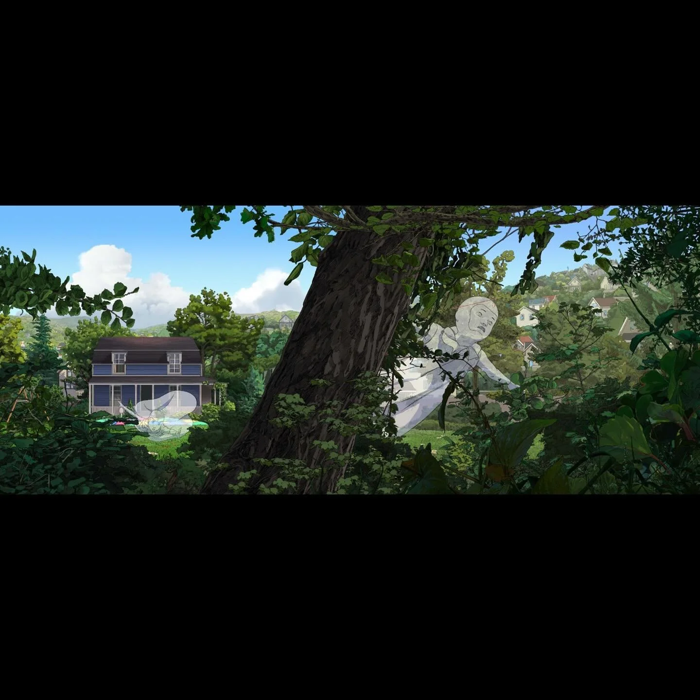 Some fresh news from @paul_duru_ 
Le film d’animation 𝗔𝗥𝗖𝗢 réalisé par Ugo Bienvenue et produit par @remembers_productions est en salle ! 
L’occasion de découvrir le sublime travail de décor de Paul fraich