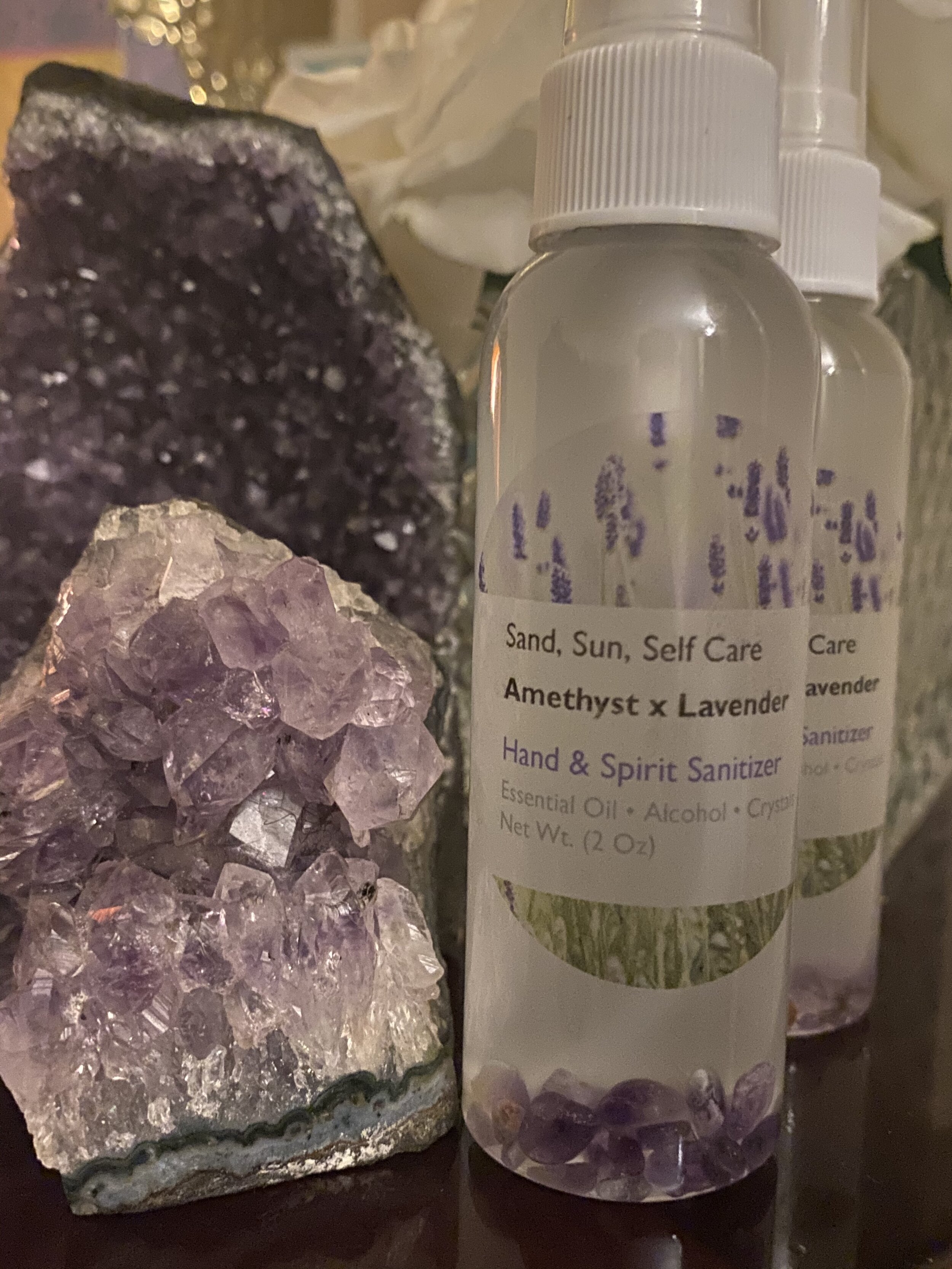 Infused Sanitizer: Amethyst Lavender 