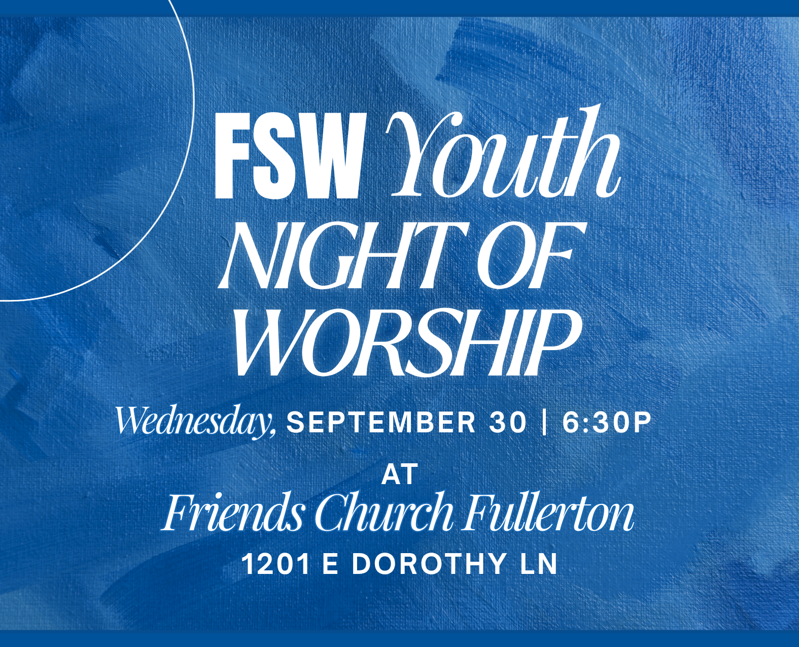 FSW Youth Worship Night