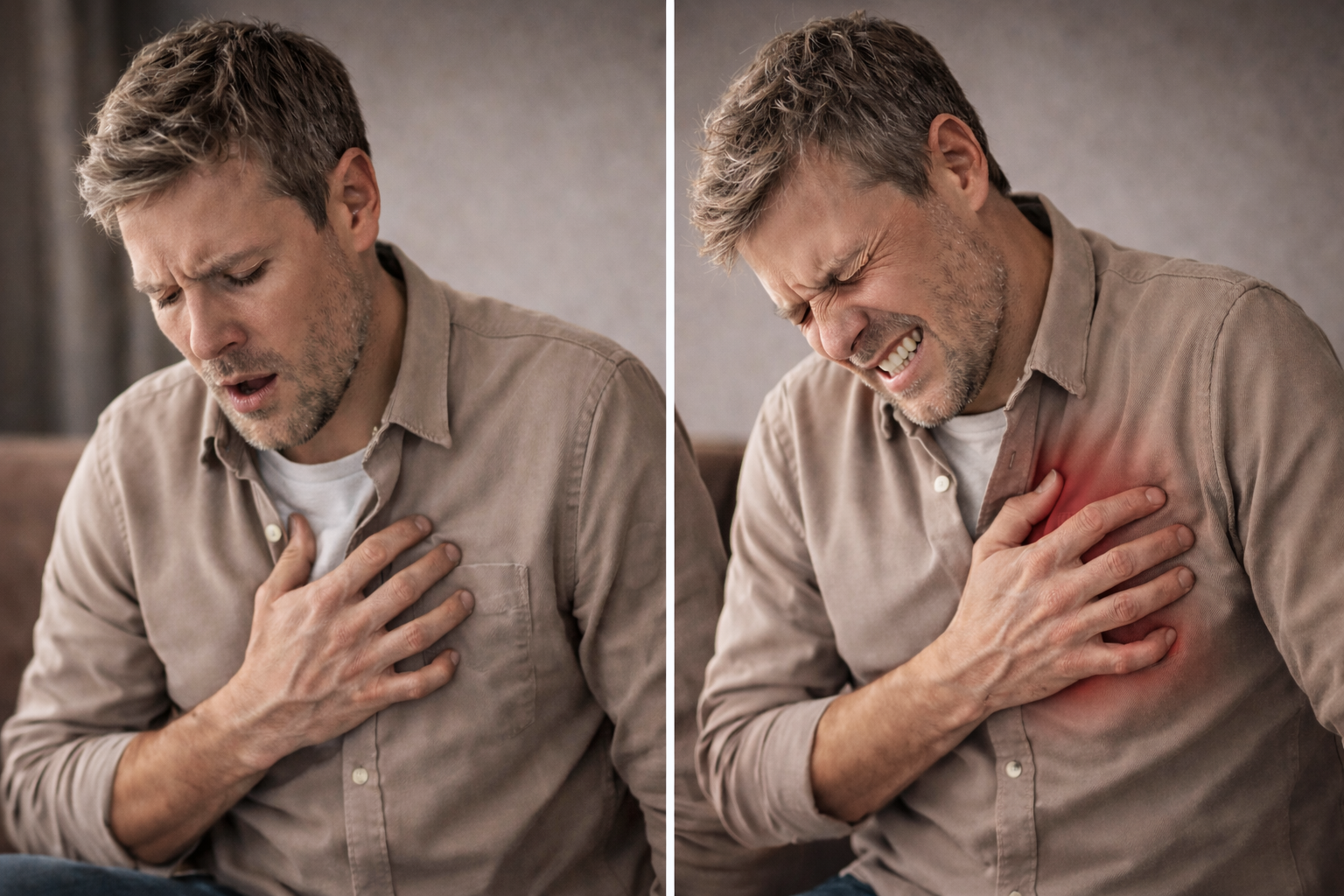 Panic attack vs heart attack