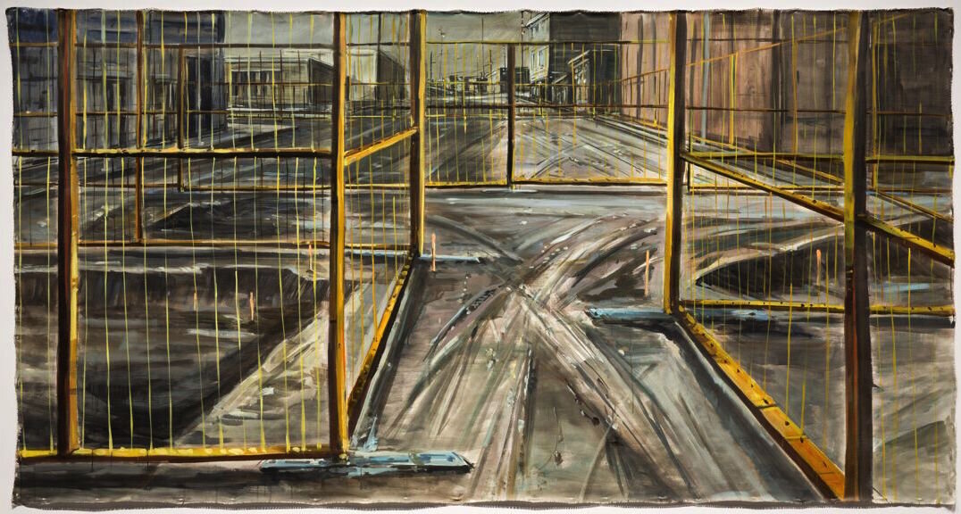 02_Restrictions of Routine Enclosure_72x144_Acrylic on Canvas_2018 (no longer availabe).jpg