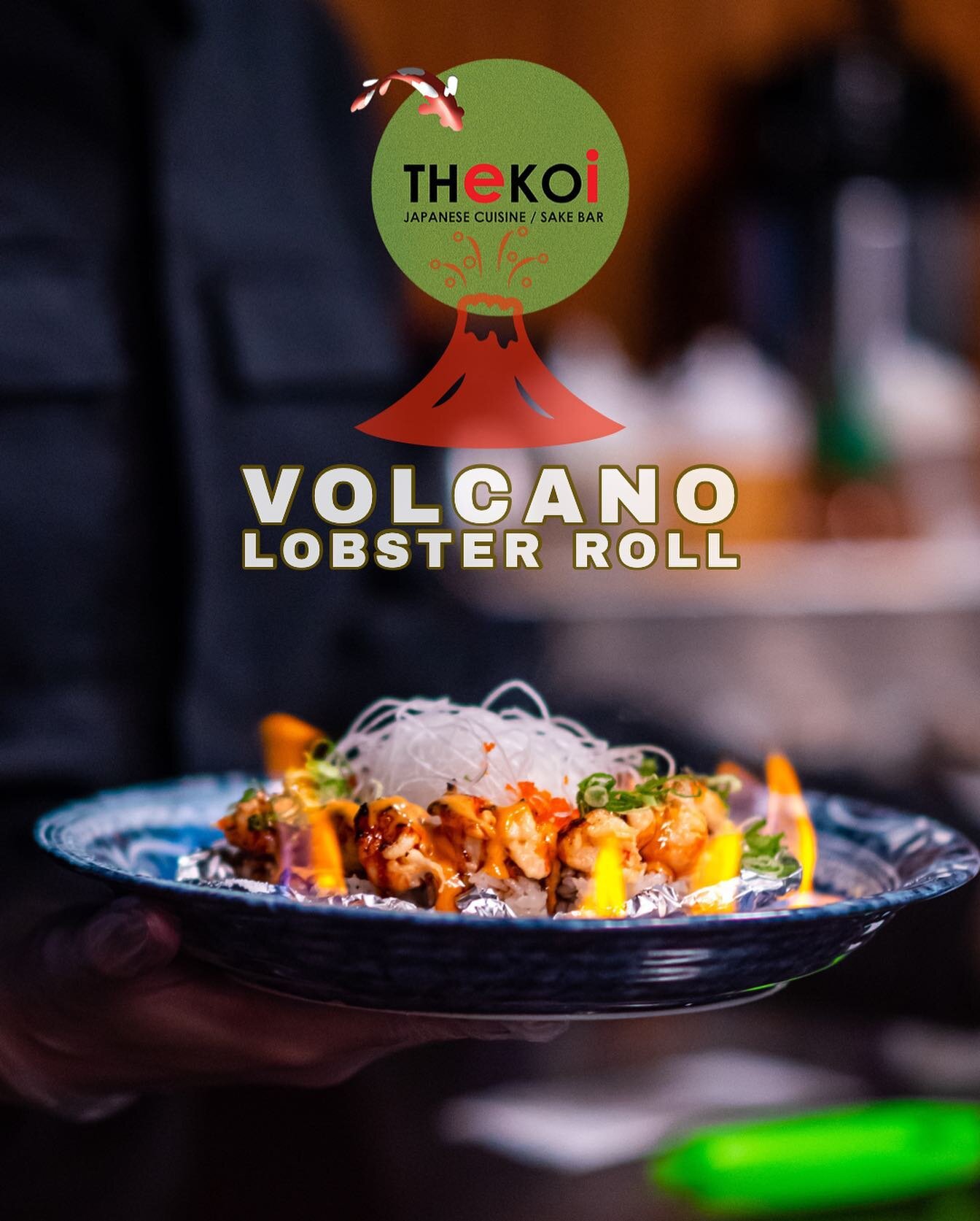ITS LITTTTY!
Set that Sushi 🍣 on Fire 🔥 
The Volcano 🌋 Lobster 🦞 Roll is Perfect to Heat Up date night!
Where&rsquo;s your go to Date Night spot in Tacoma? 
Dine in again with us in Downtown Tacoma
thekoitacoma.com 
&bull;
&bull;
&bull;
&bull;
&b