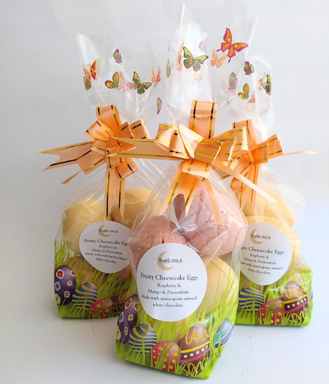 Fruity Cheesecake Eggs