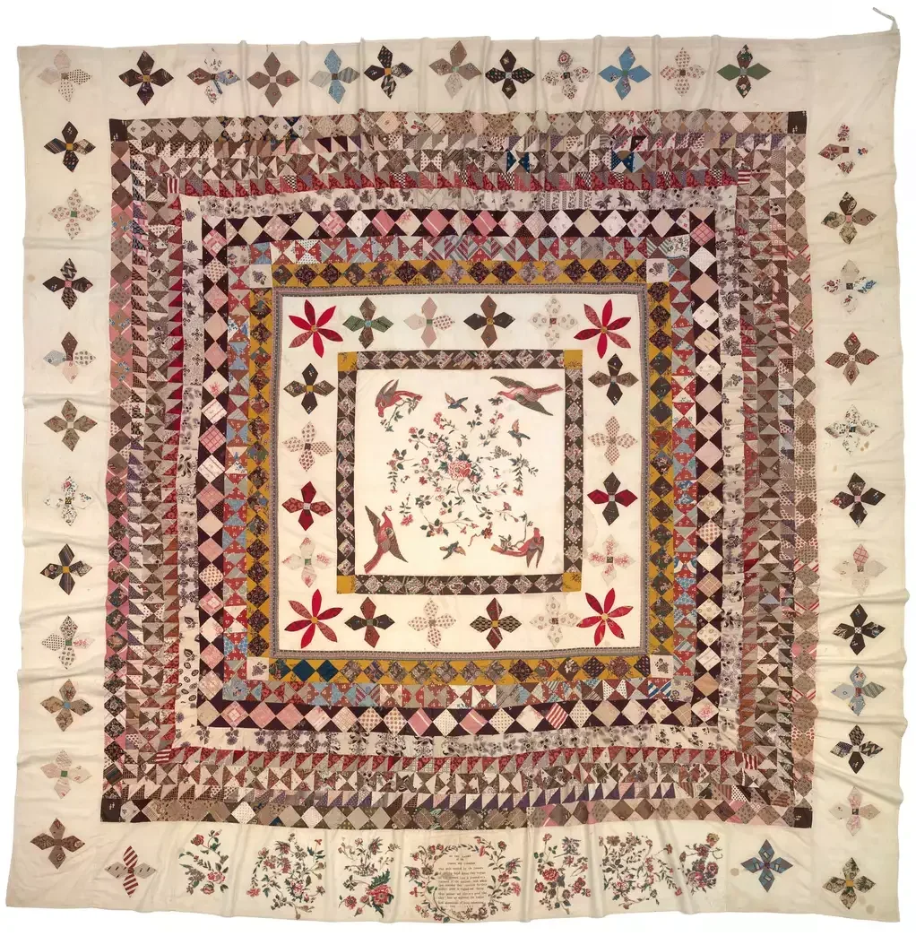 Kezia Hayter, Unidentified women of the HMS Rajah convict ship, The Rajah quilt 1841, National Gallery of Australia, Kamberri/Canberra, gift of Les Hollings and the Australian Textiles Fund, 1989