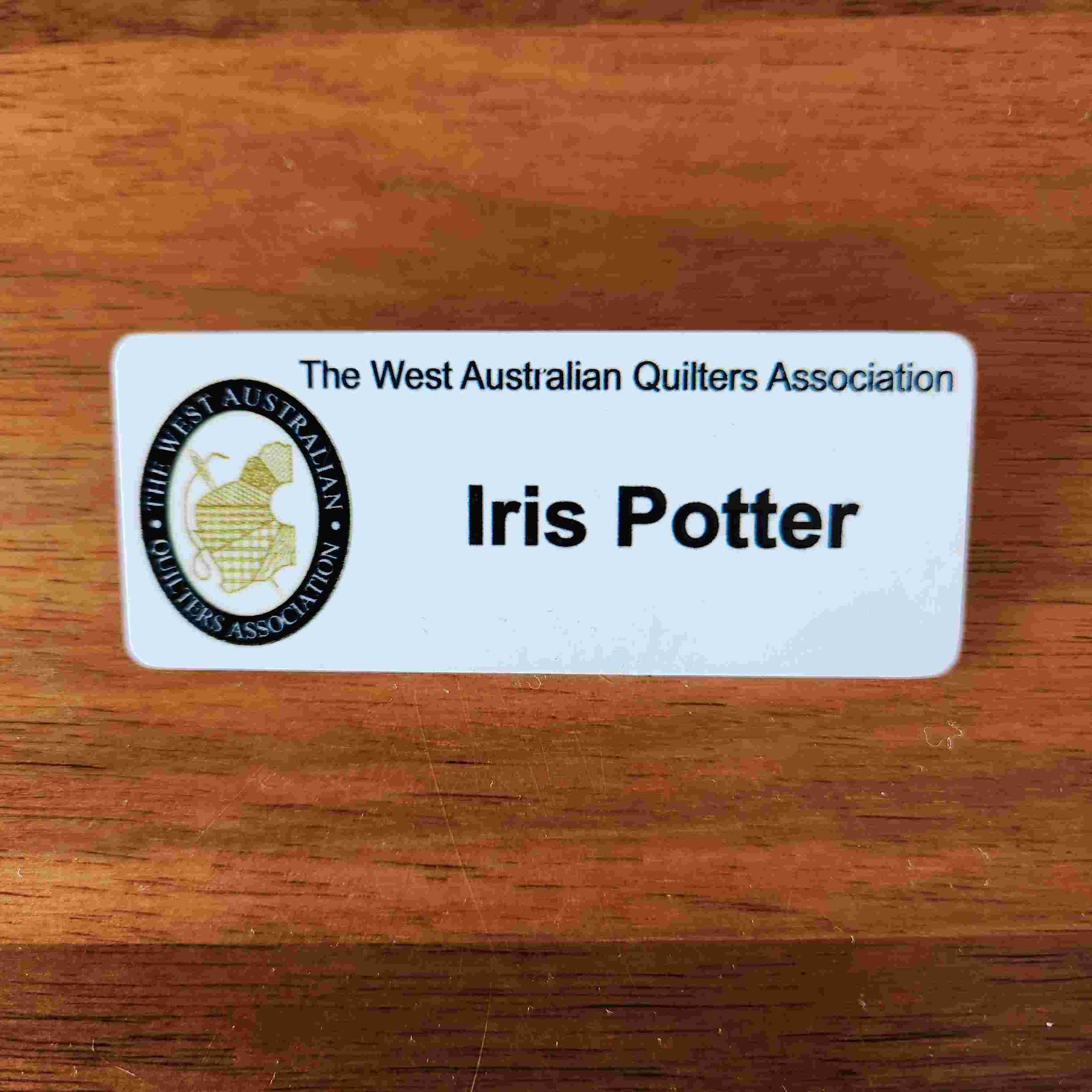 WAQA Name Badge
