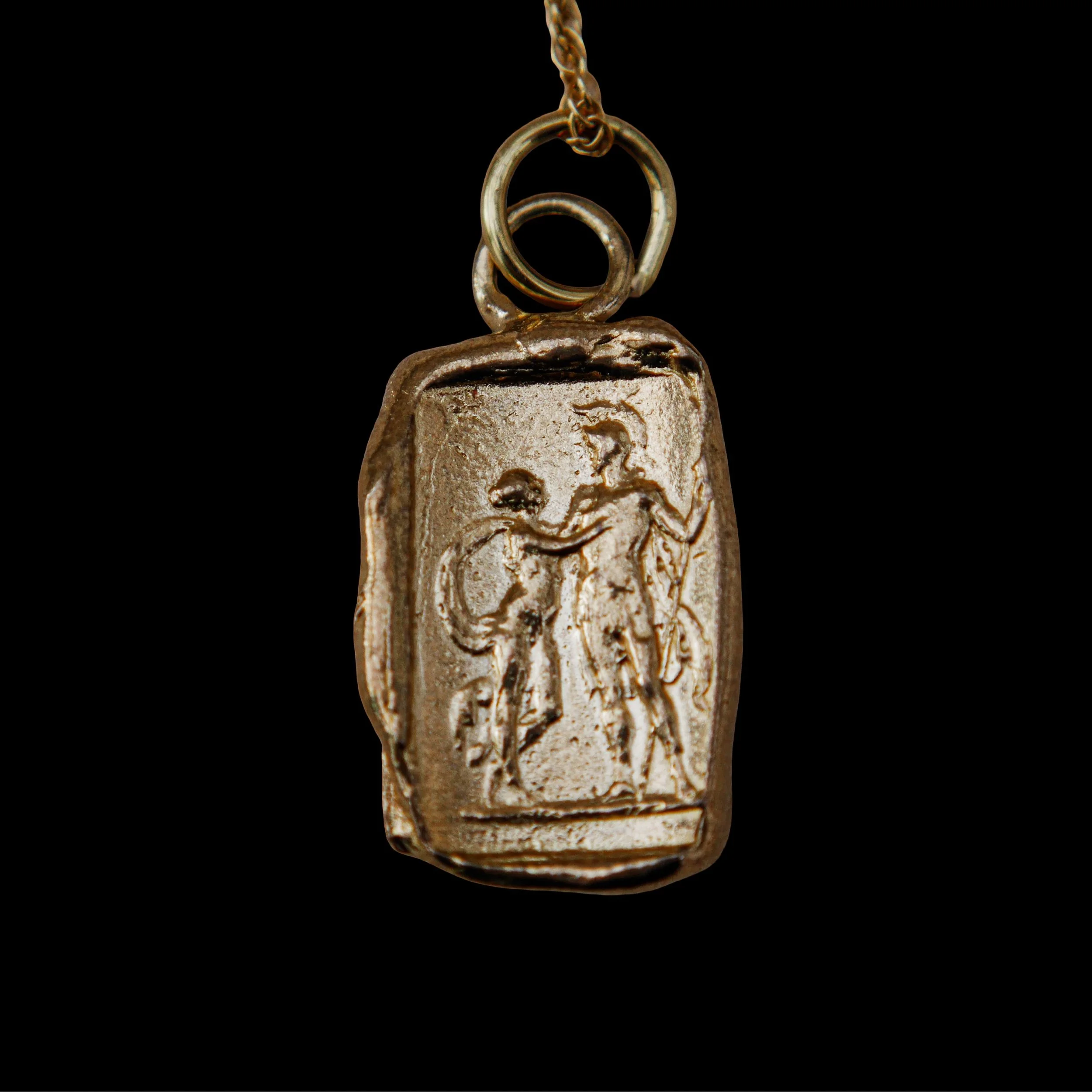 EROS & PSYCHE Intaglio Charm Necklace