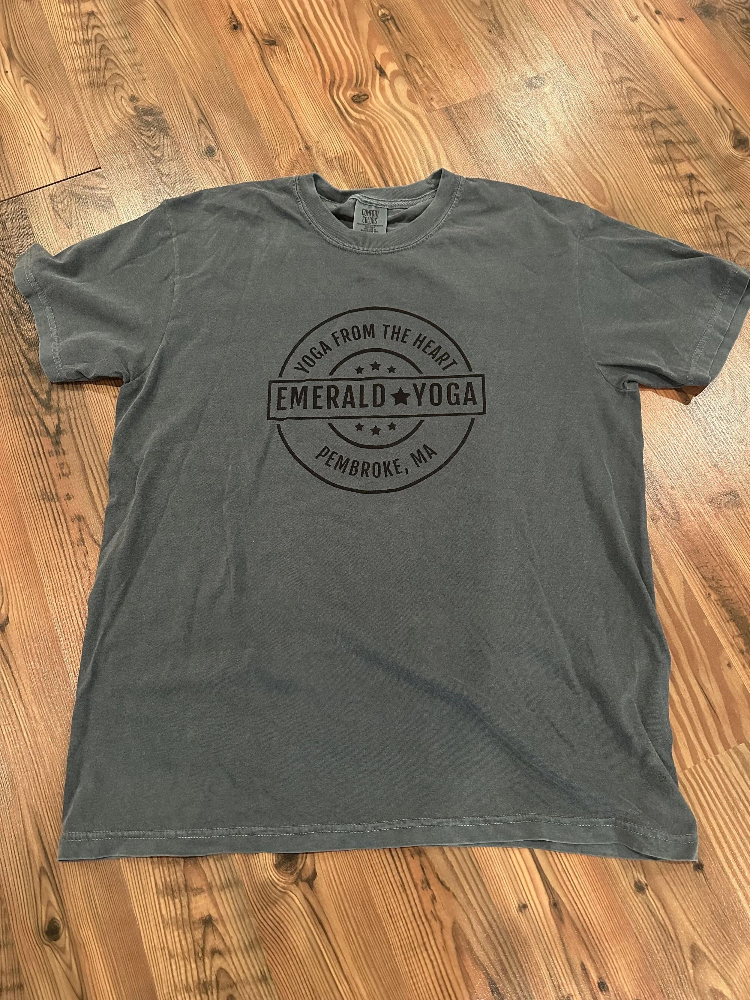 Yoga From the Heart T-Shirt-Blue Spruce