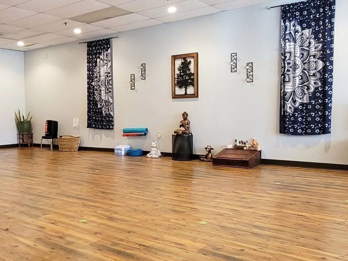 Beginner yoga class at Emerald Yoga Studio in Pembroke