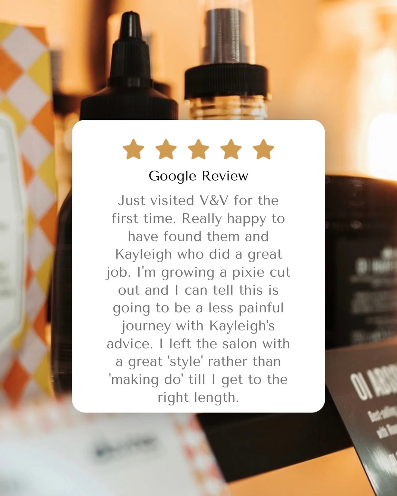 We love a review 💛