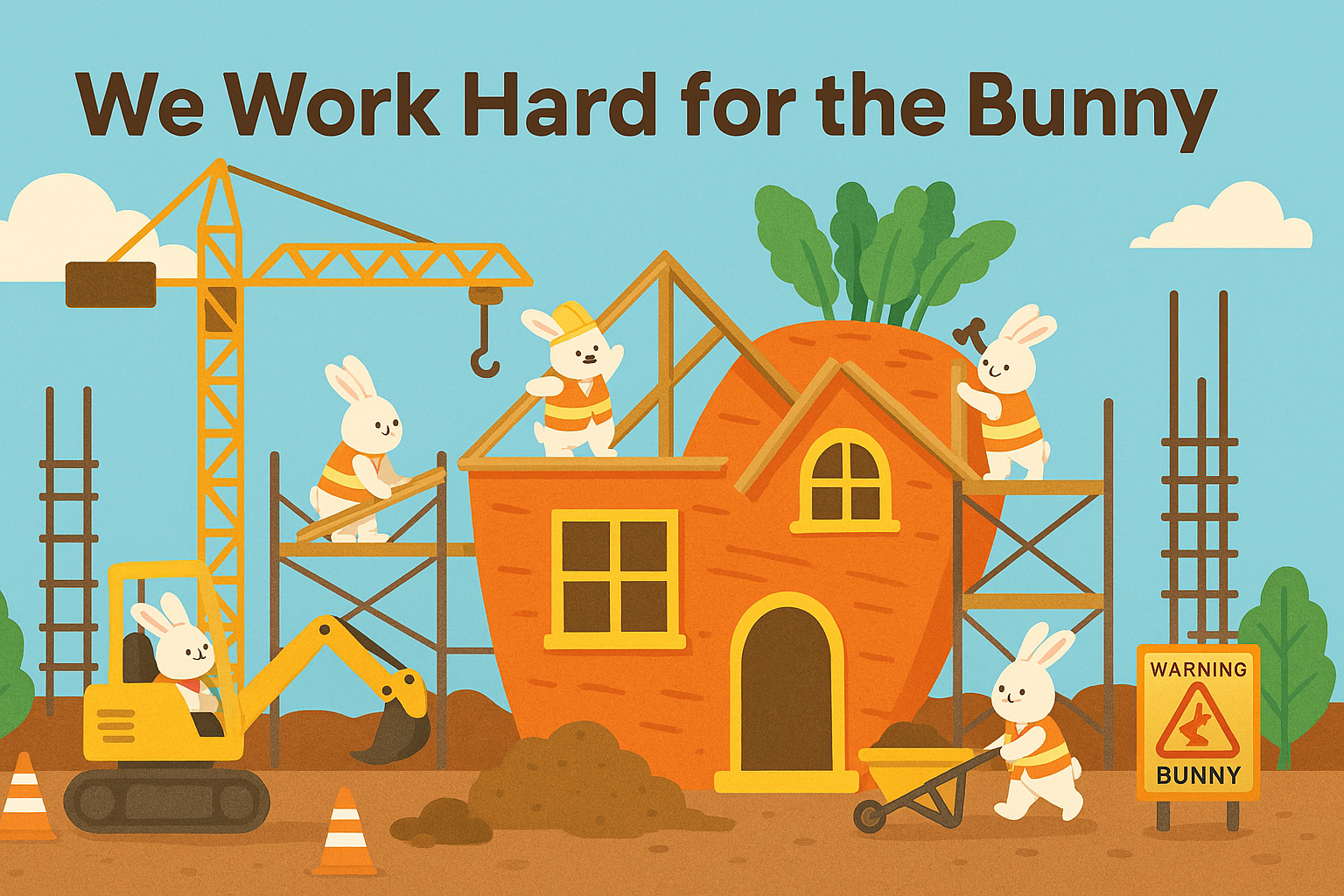 We Work Hard for the Bunny