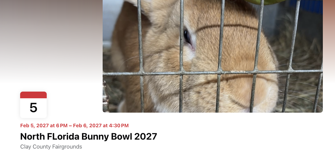 North Florida RBA - Bunny Bowl