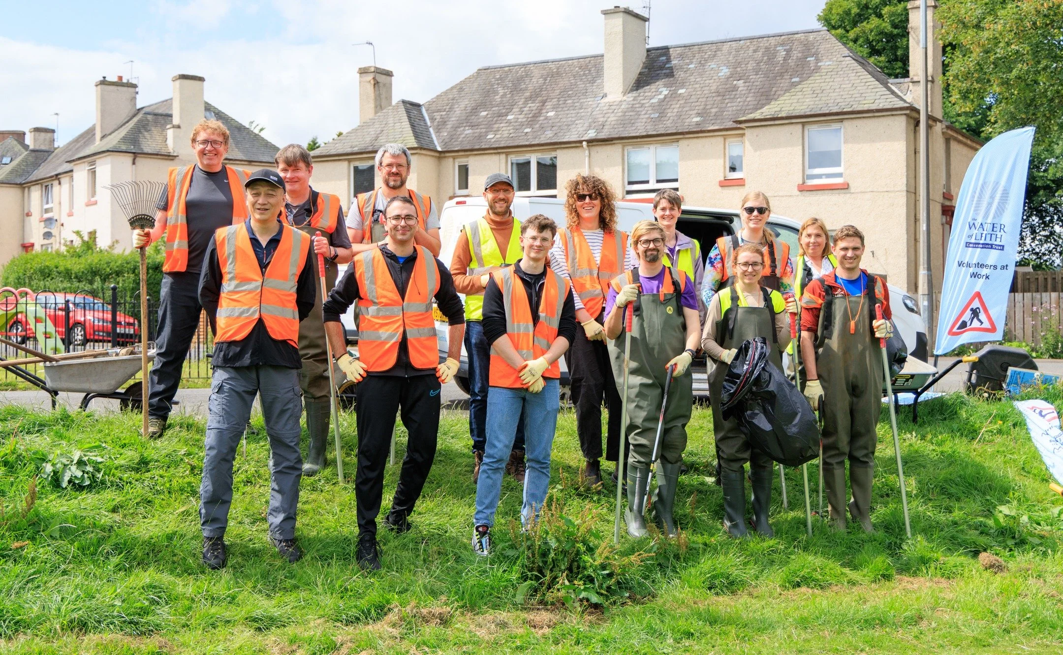 The Edinburgh-based team were out of the office for a day of volunteering with @waterofleithconservationtrust helping make the Water of Leith a more welcoming place for people and wildlife. Thanks for taking such good care of us ❤️