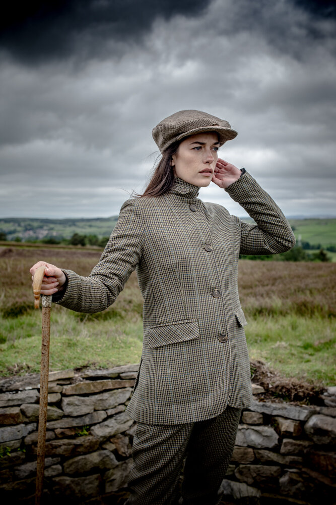 Field Jacket in Lovat Check with Quilted Lining Sizes 8-16 — Bella ...